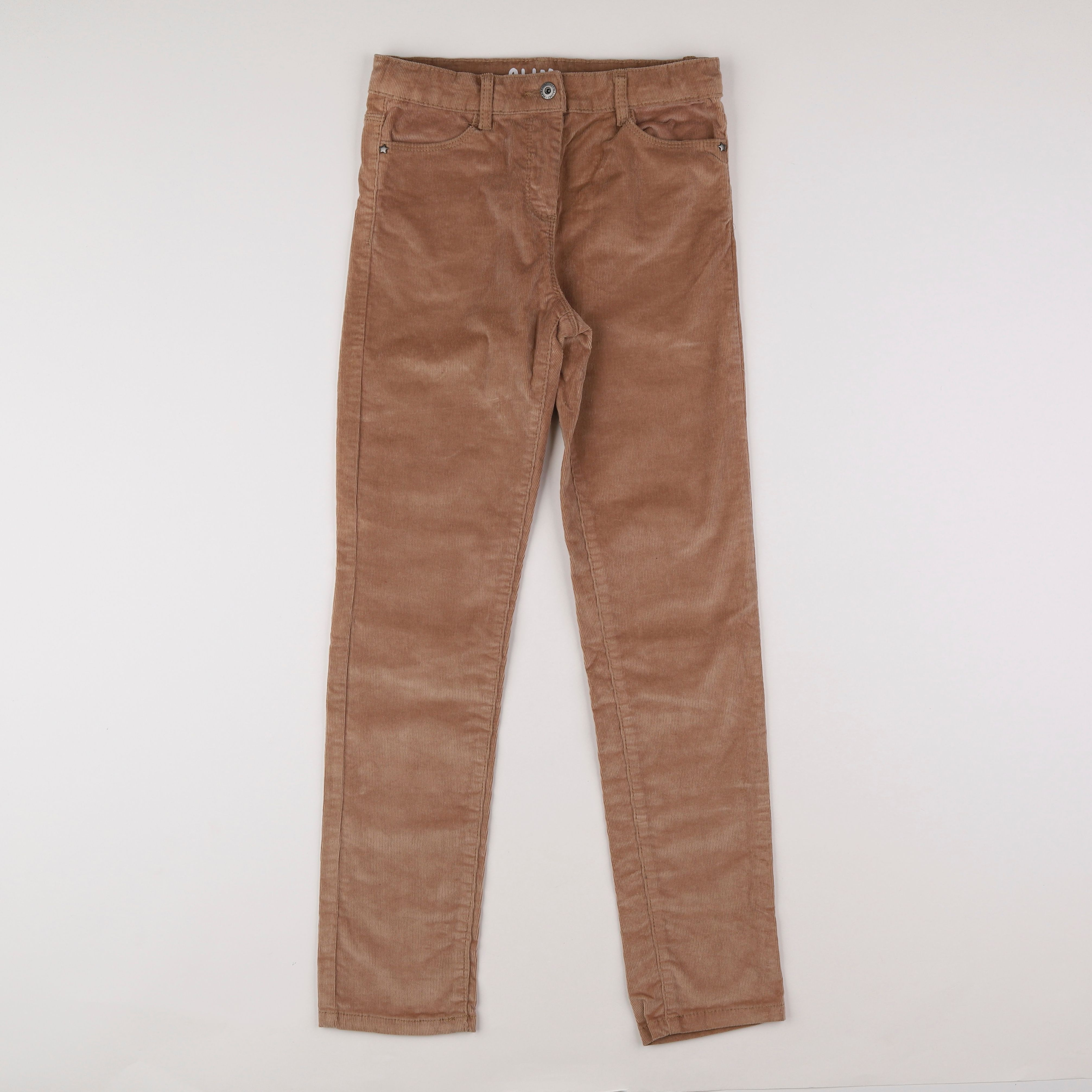 Vertbaudet - pantalon marron - 12 ans