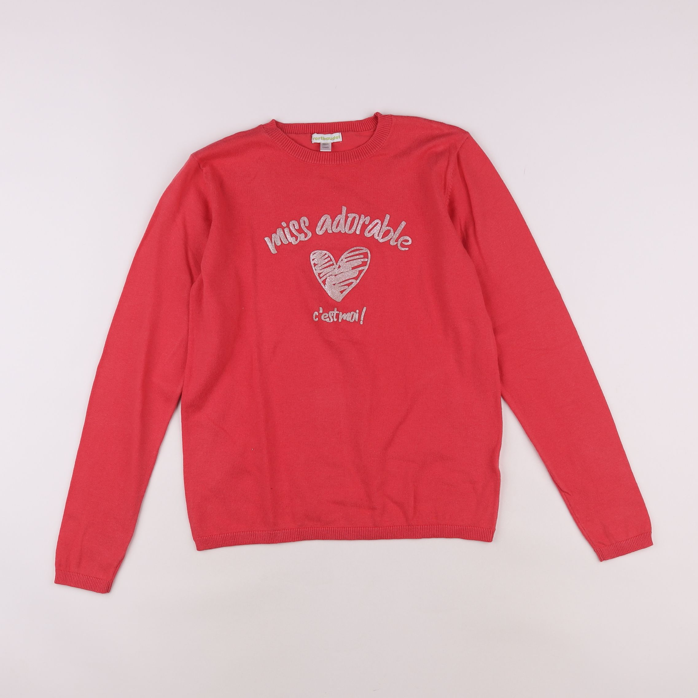 Vertbaudet - pull rose - 12 ans