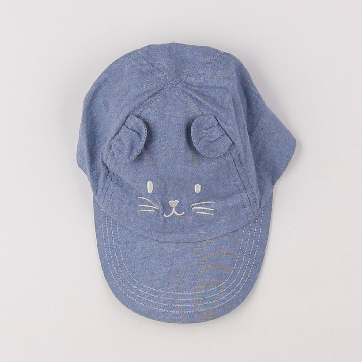 Petit Bateau - casquette bleu - 18 mois à 3 ans