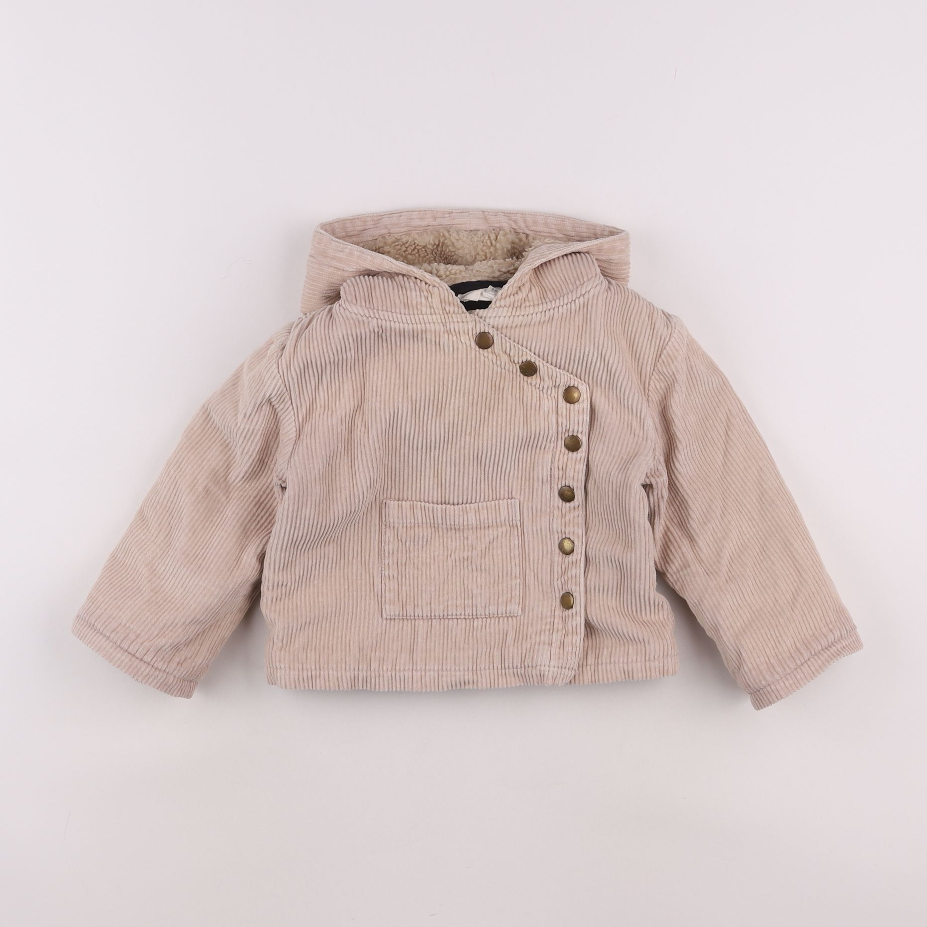 Louis Louise - veste doublé rose - 18 mois