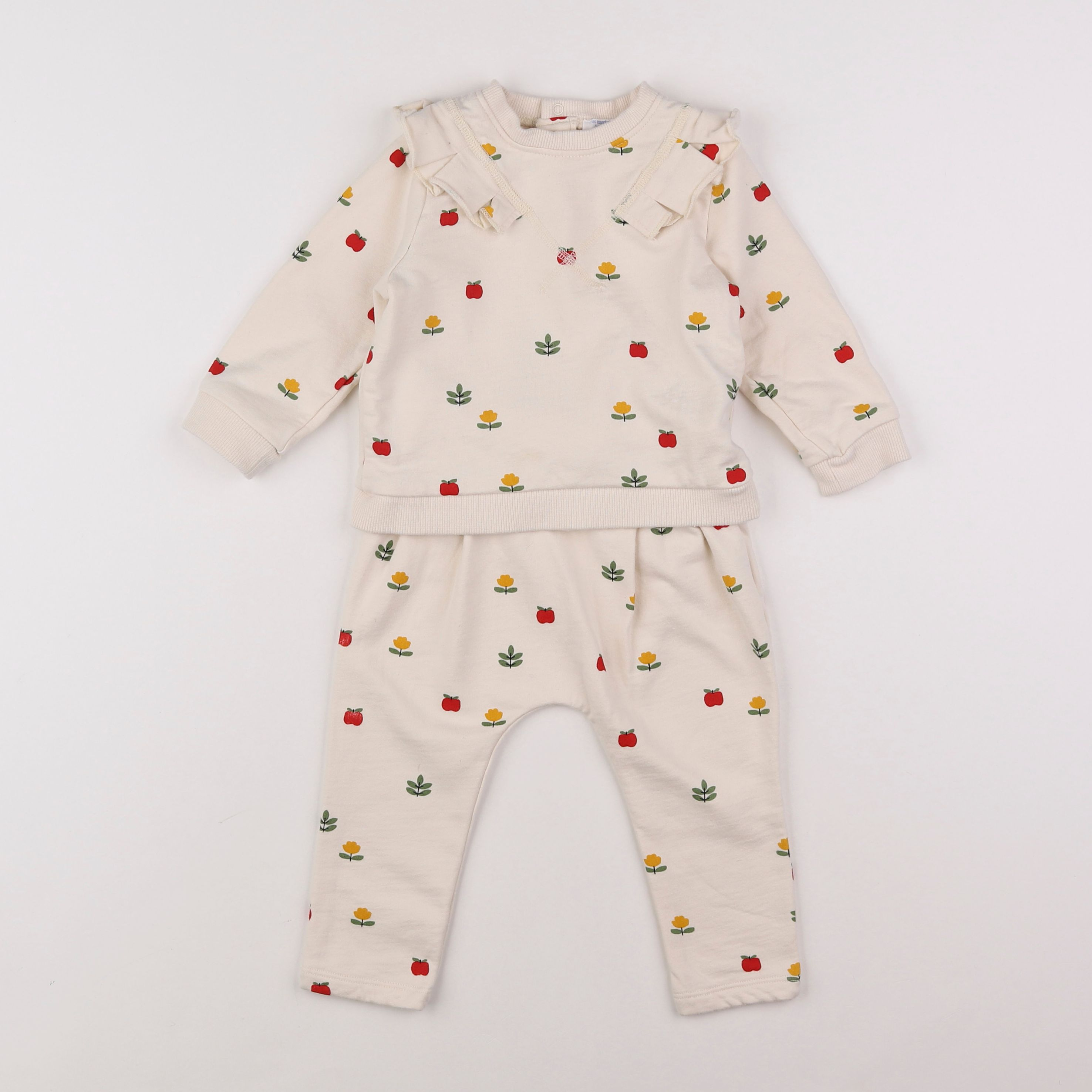 Boutchou - ensemble multicolore - 12 mois