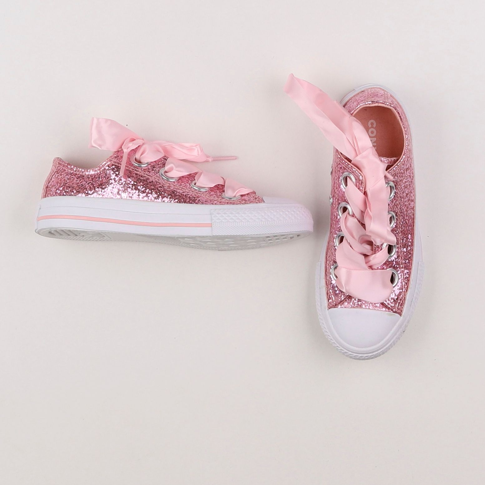 Converse - baskets rose, or - pointure 30