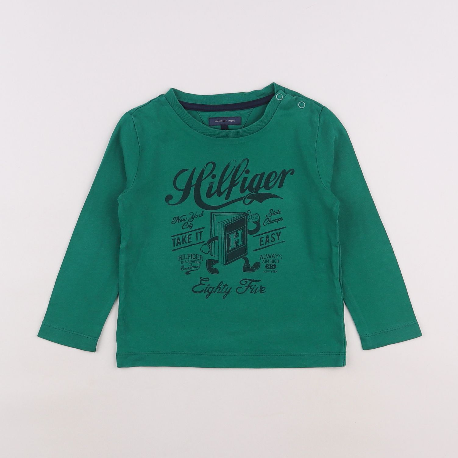 Tommy Hilfiger - tee-shirt vert - 2 ans