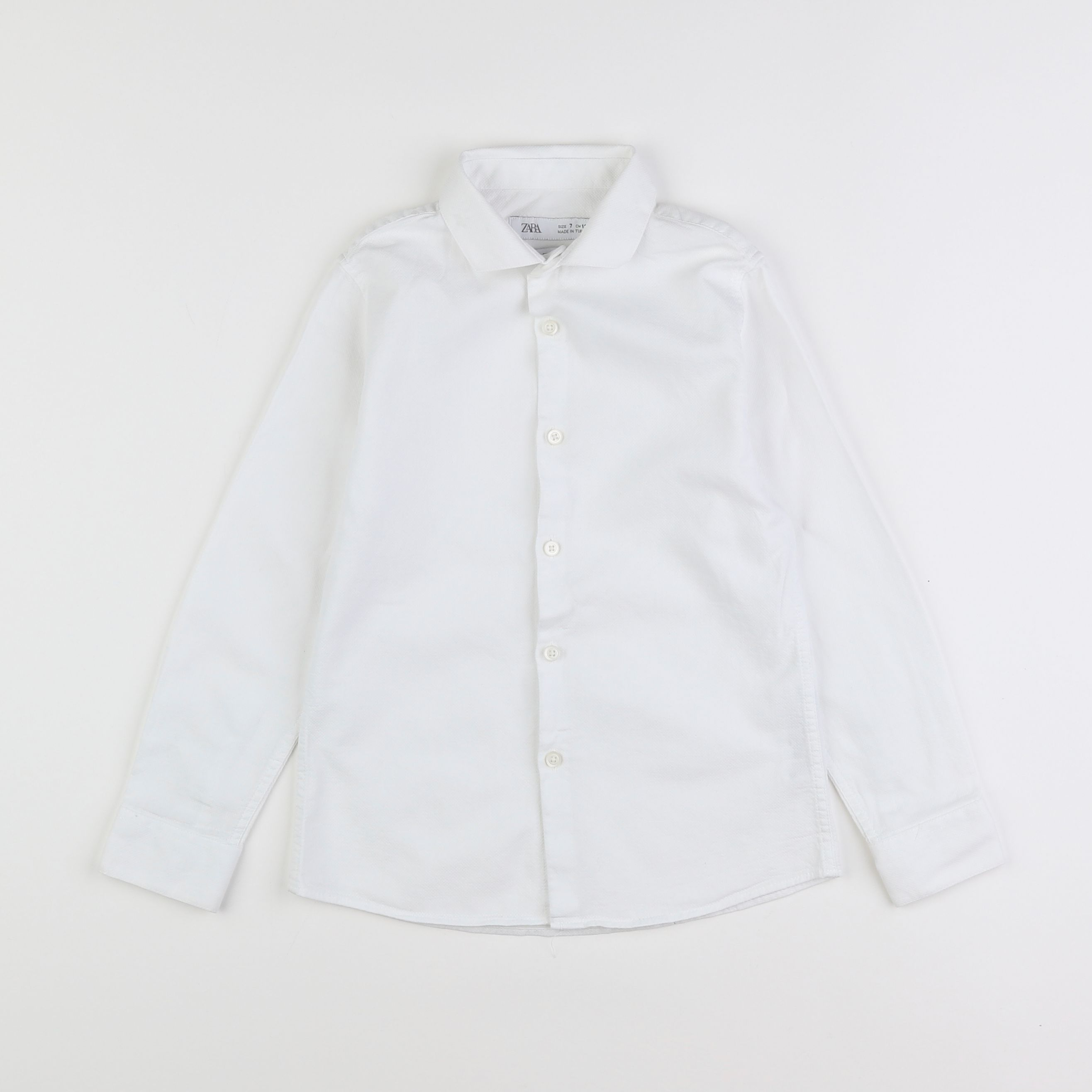 Zara - chemise blanc - 7 ans