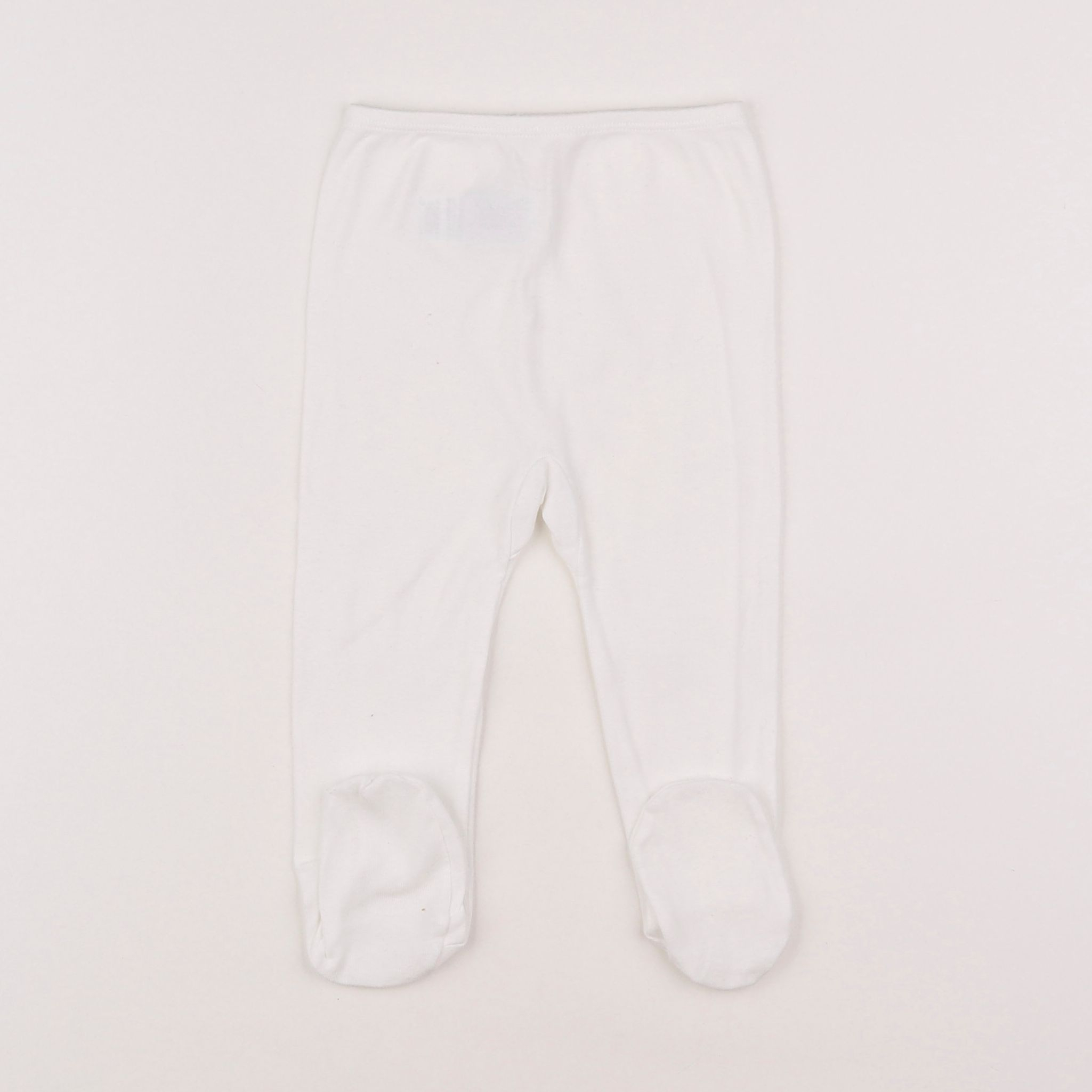 Petit Bateau - legging blanc - 12 mois