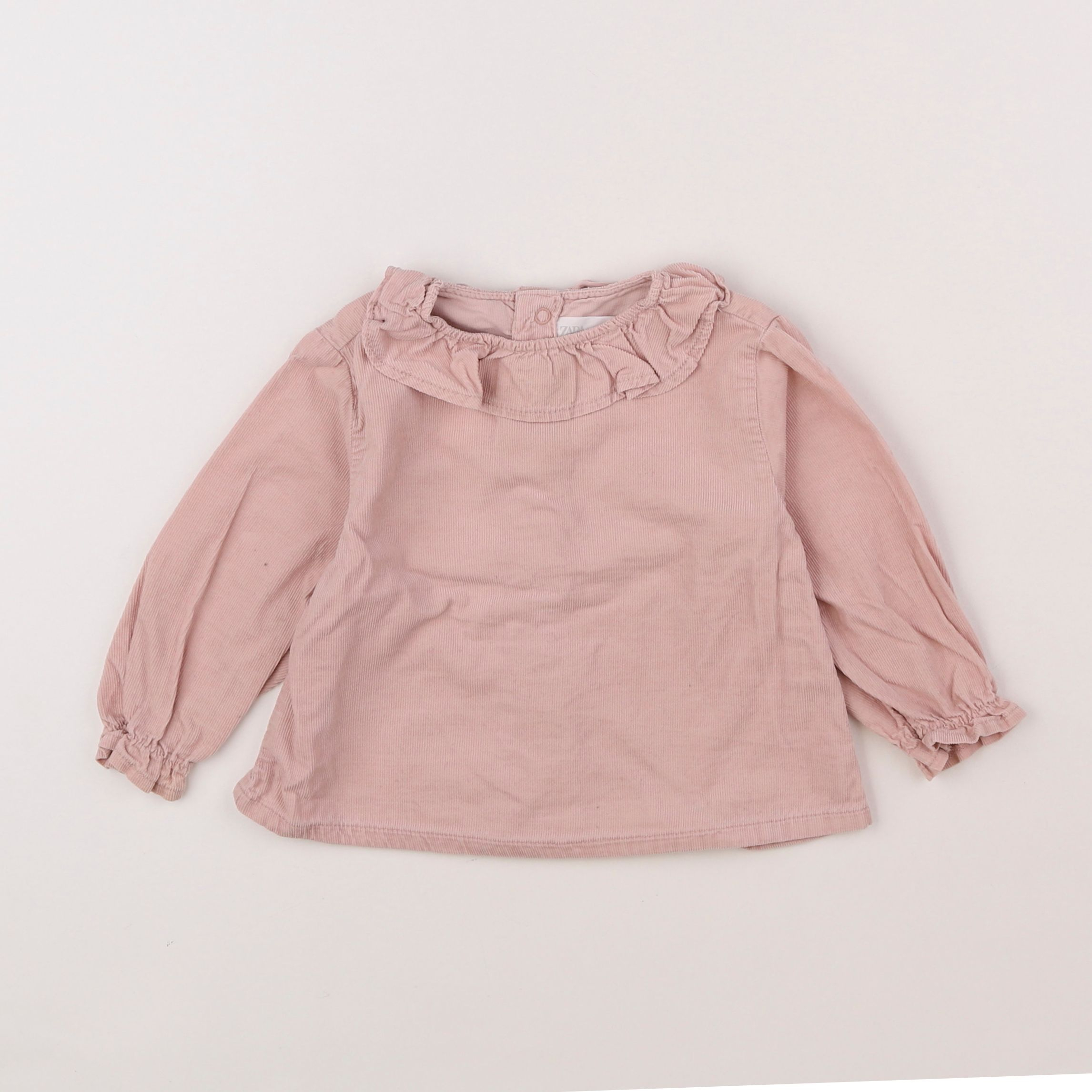 Zara - blouse rose - 9/12 mois