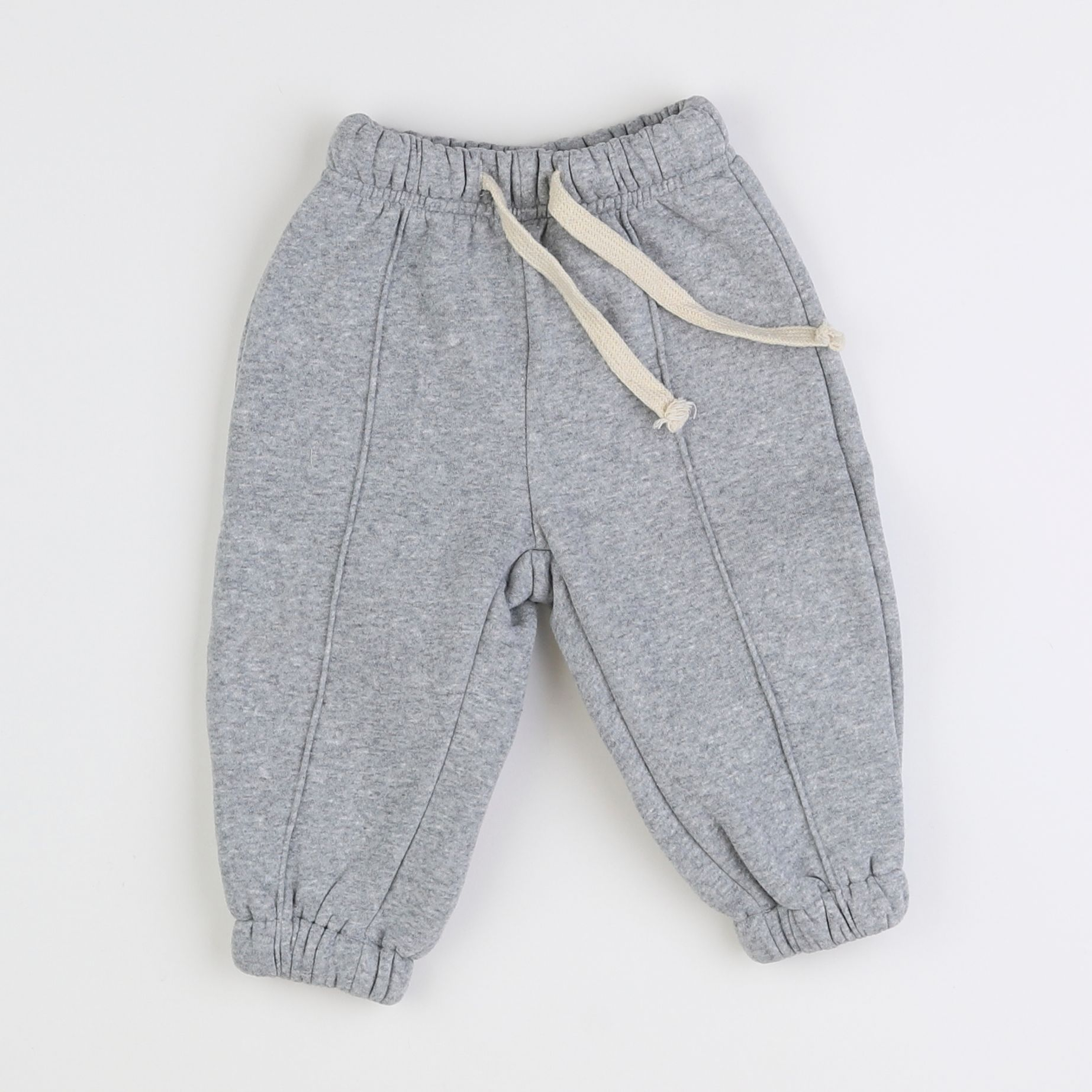 Gamin gamine - jogging gris - 3/6 mois