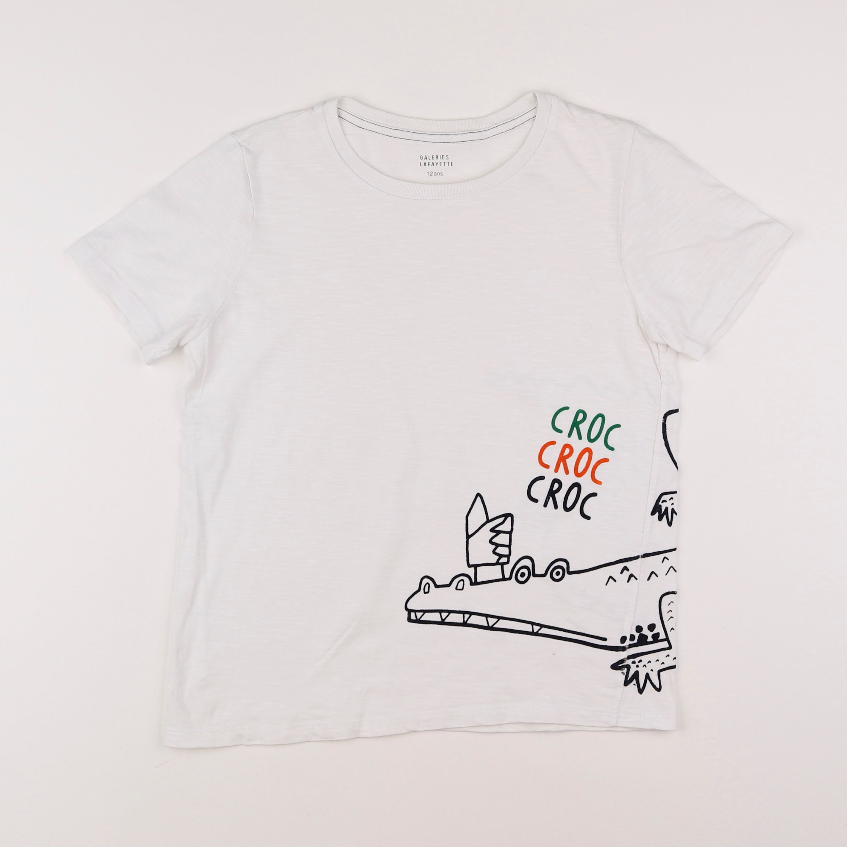 Galeries Lafayette - tee-shirt blanc - 12 ans