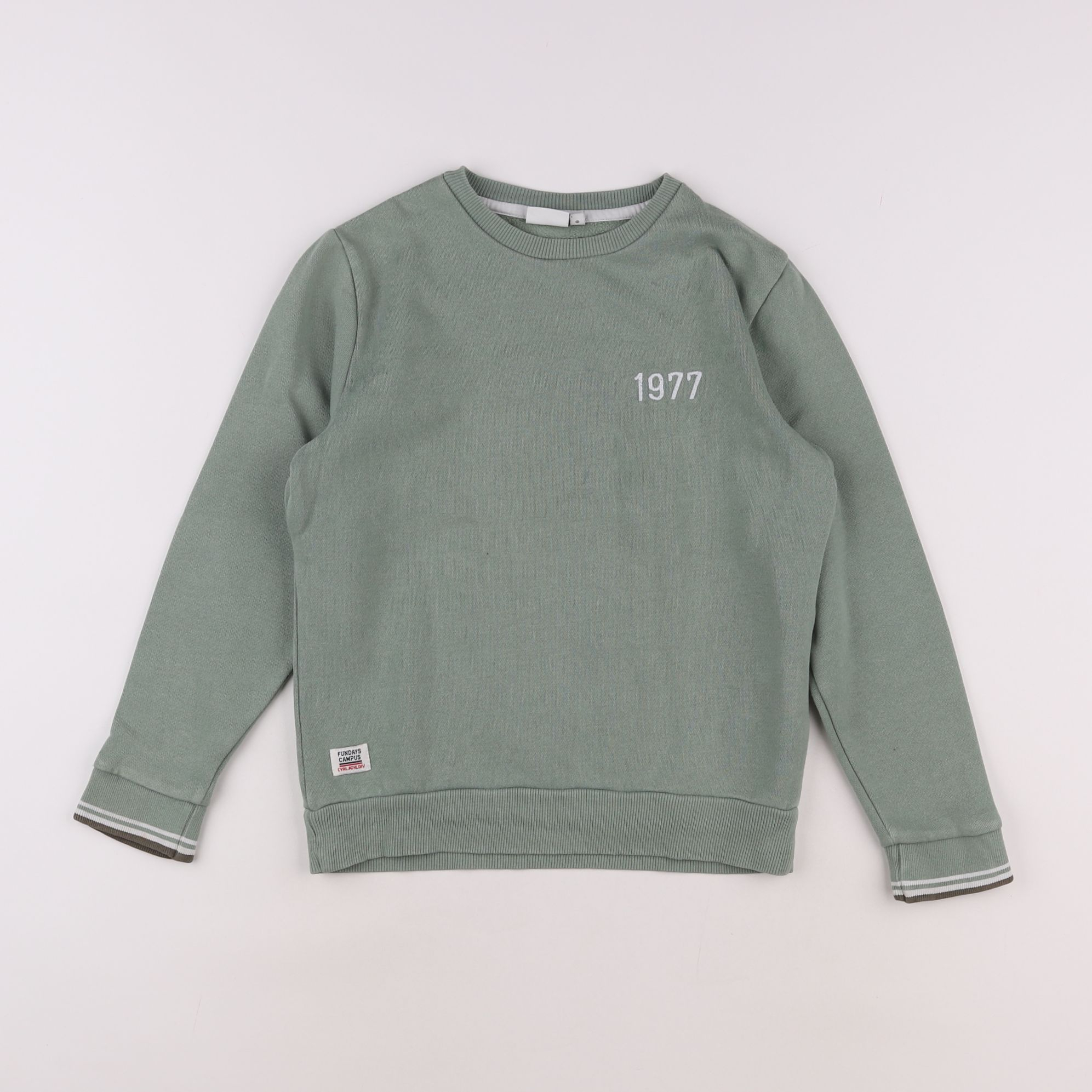 Cyrillus - sweat vert - 8 ans