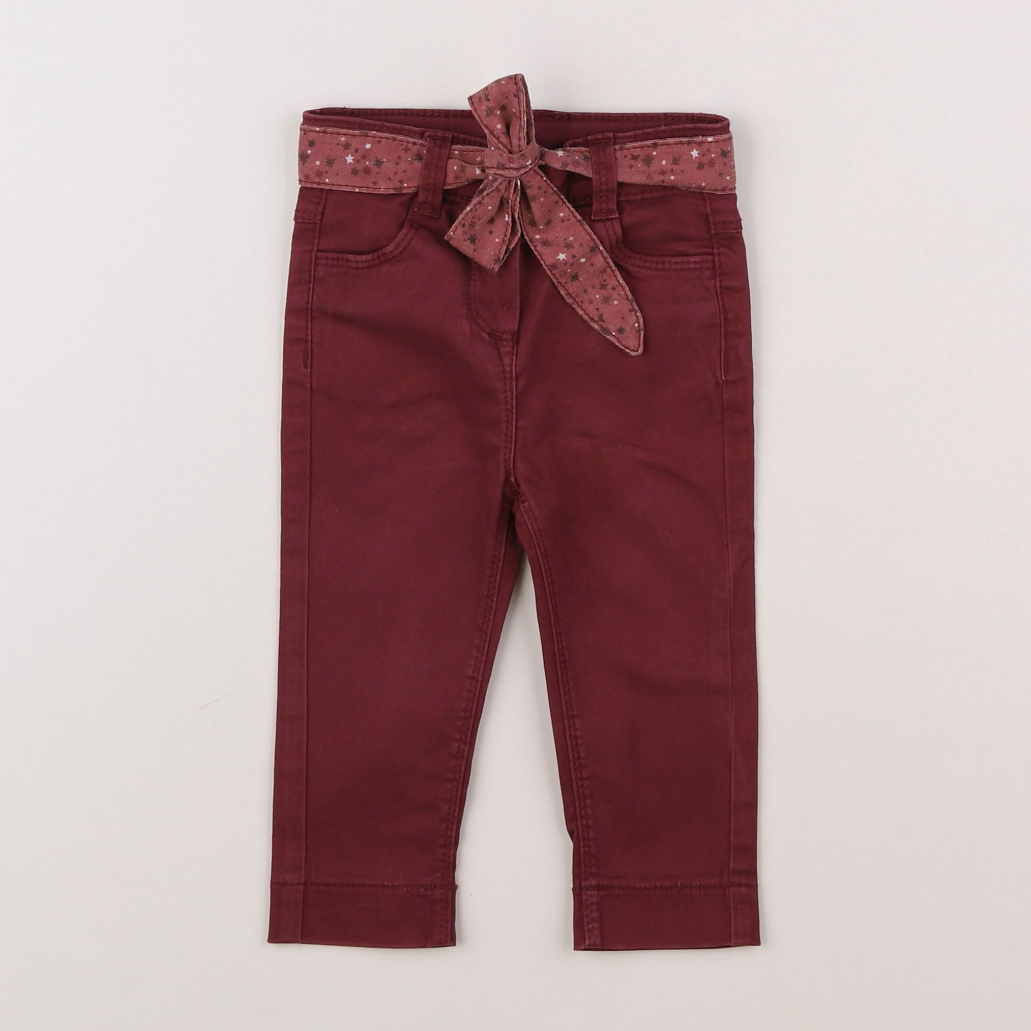 Tape à l'oeil - pantalon rouge - 12 mois