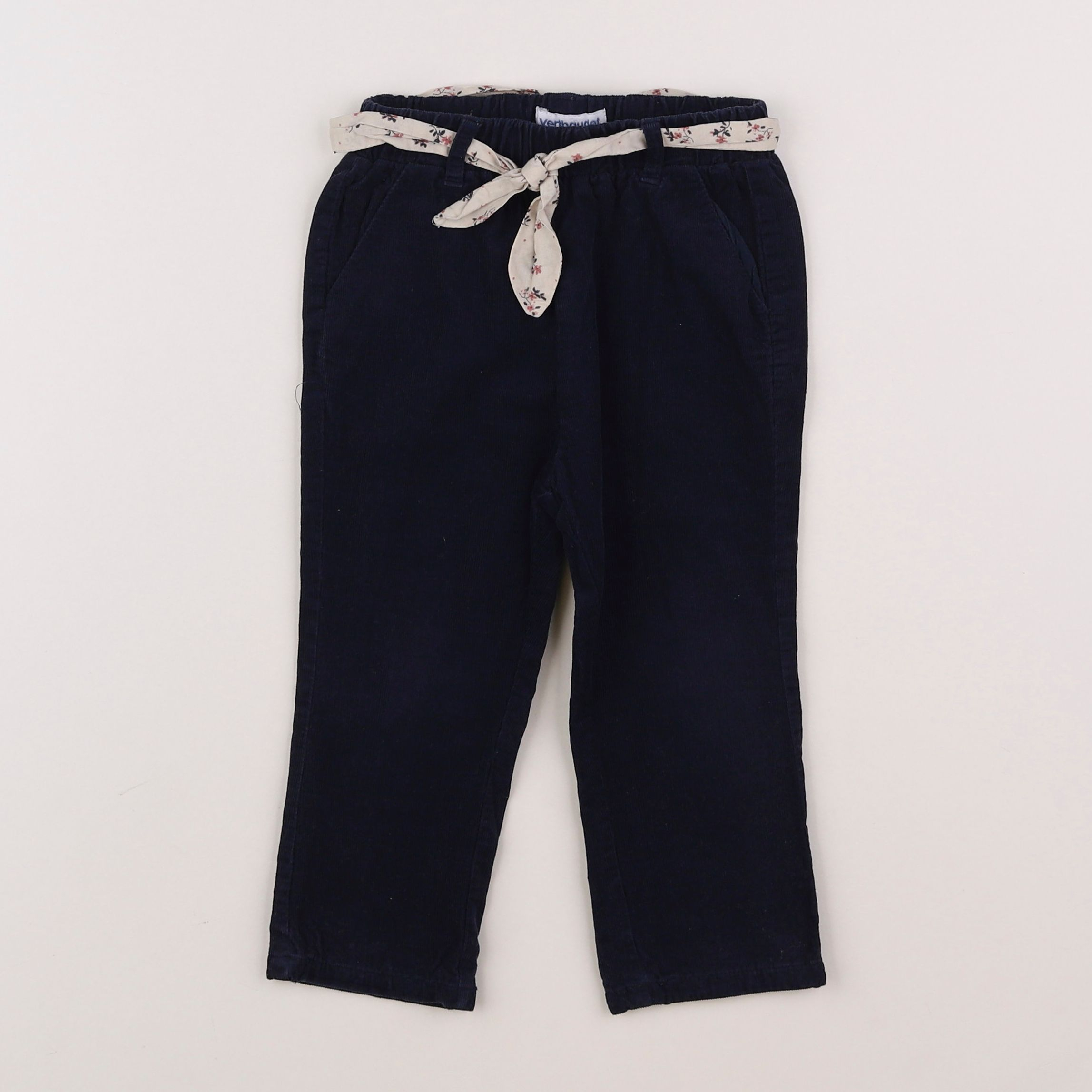 Vertbaudet - pantalon bleu - 18 mois