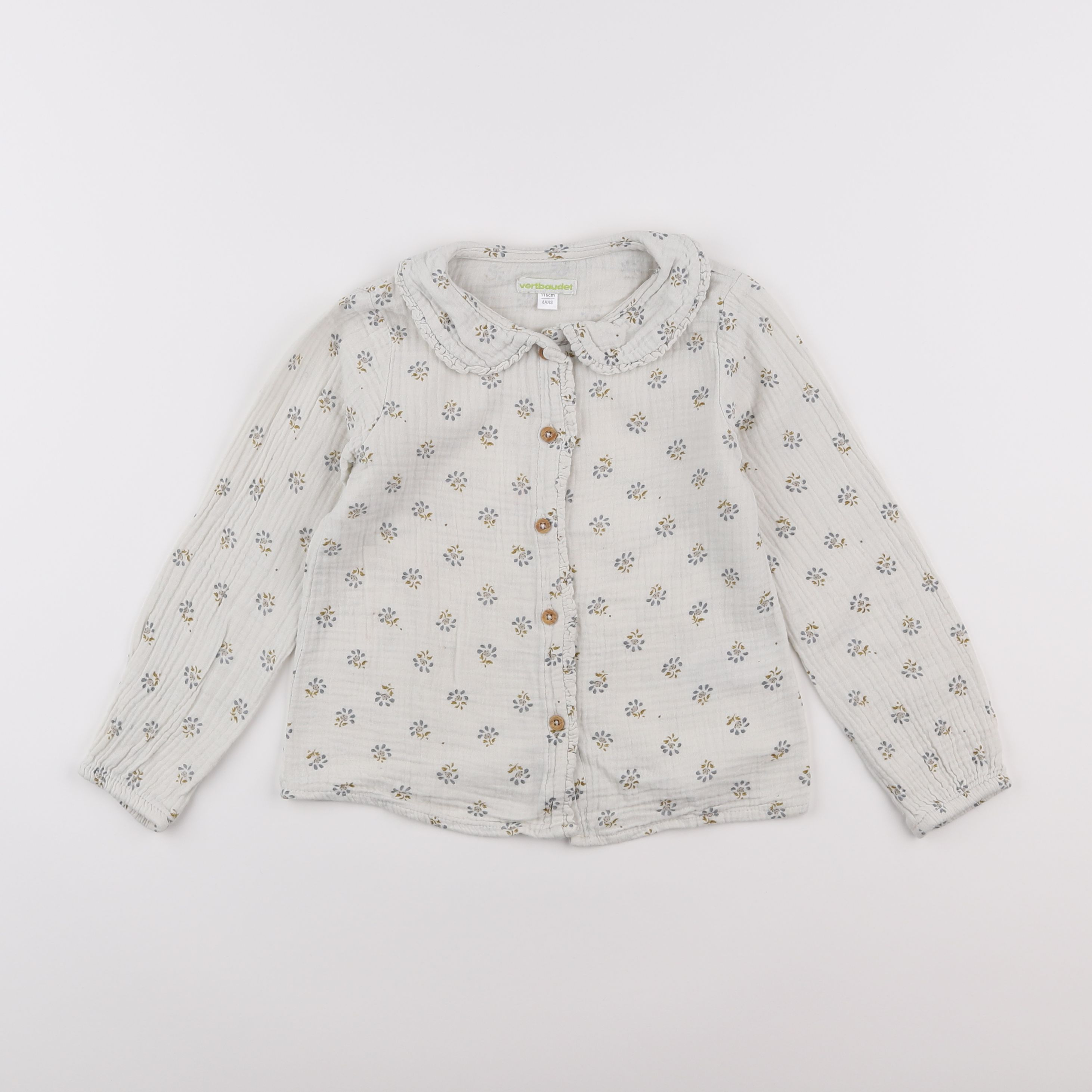 Vertbaudet - blouse blanc - 6 ans