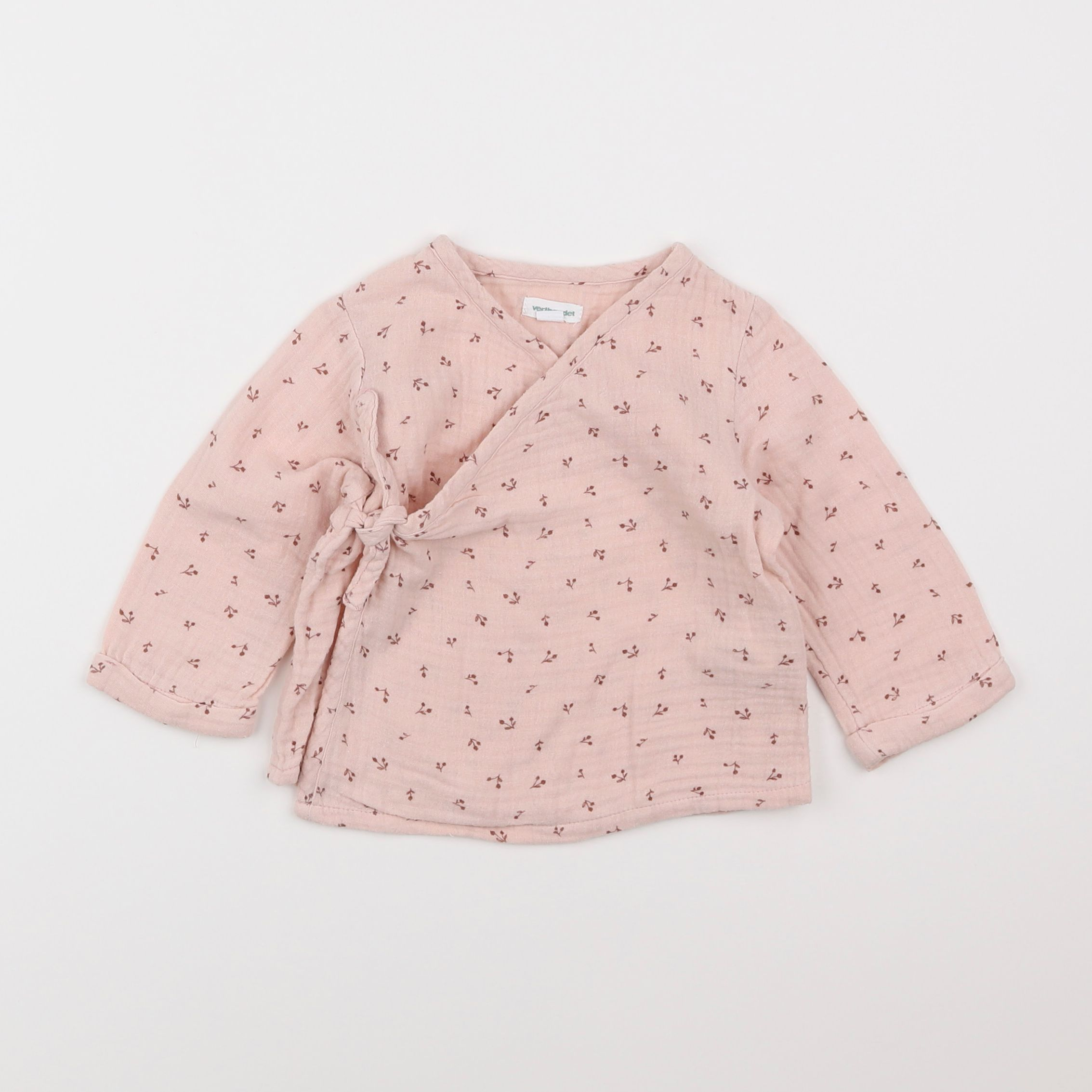 Vertbaudet - blouse rose - 9 mois