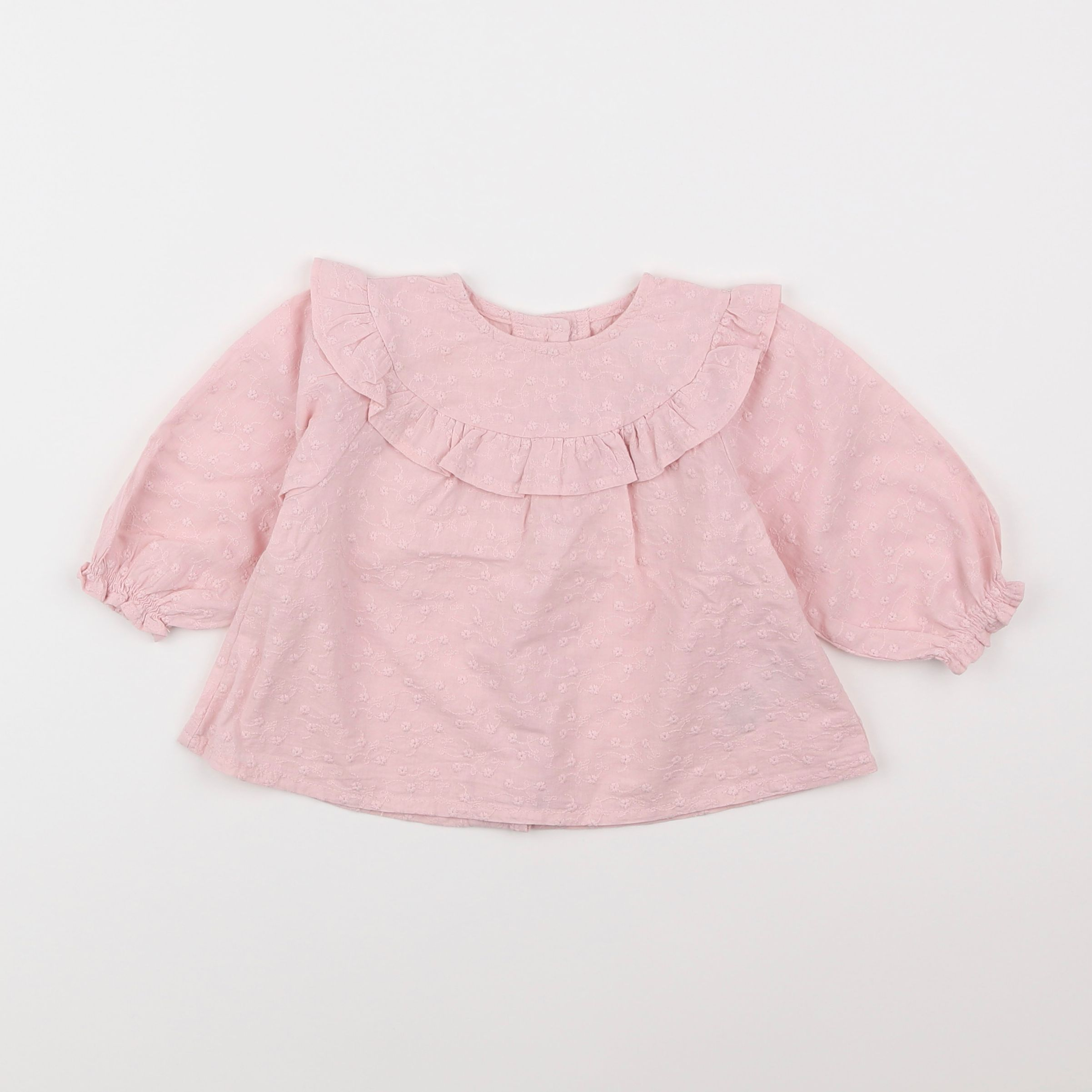 Vertbaudet - blouse rose - 6 mois