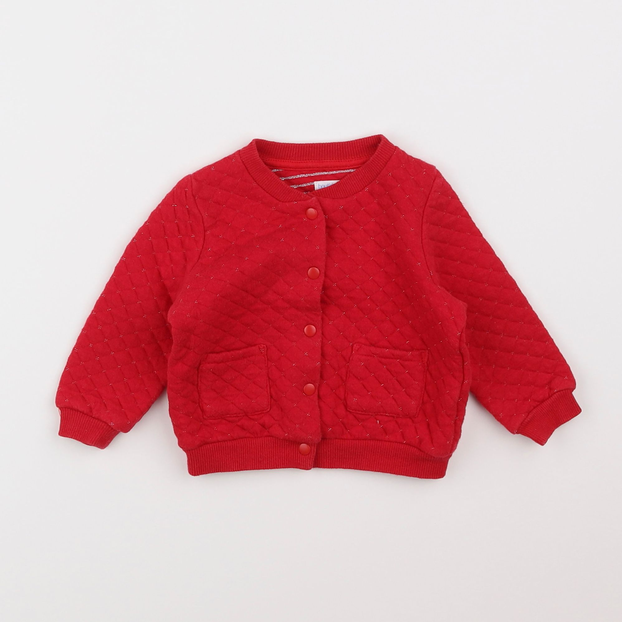 Boutchou - sweat rouge - 6 mois