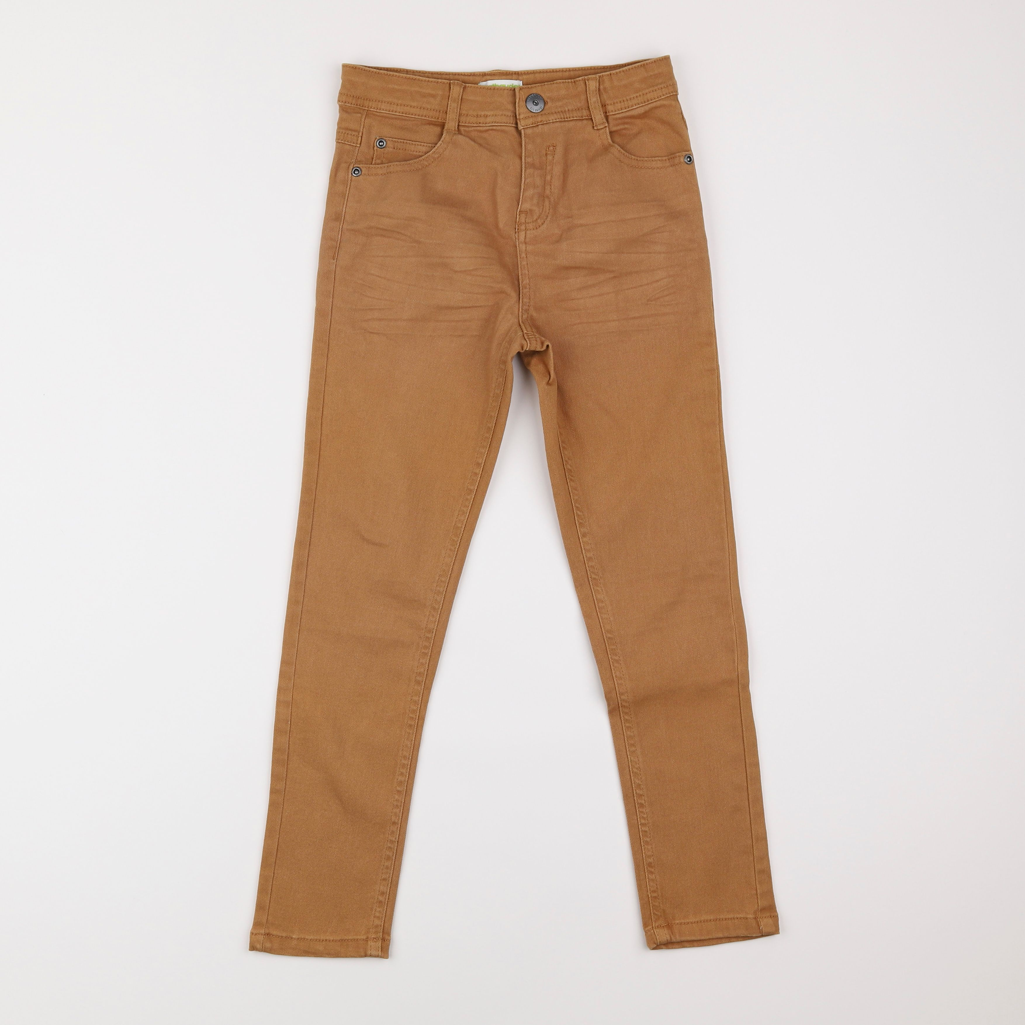 Vertbaudet - pantalon marron - 8 ans