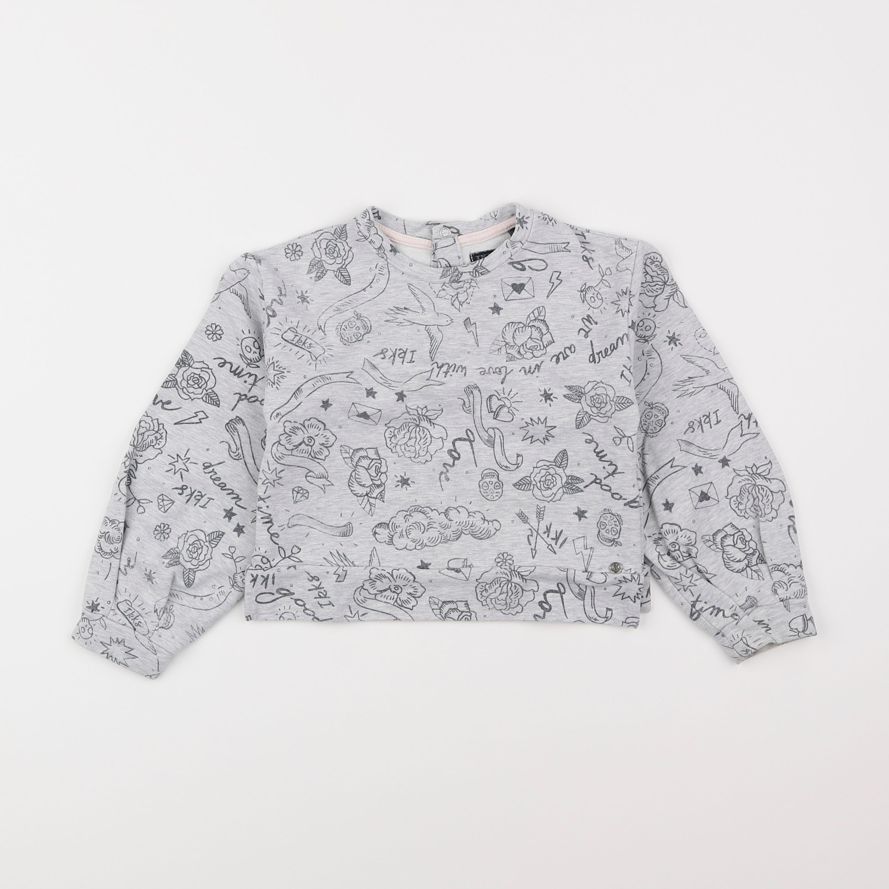 IKKS - sweat gris - 5 ans