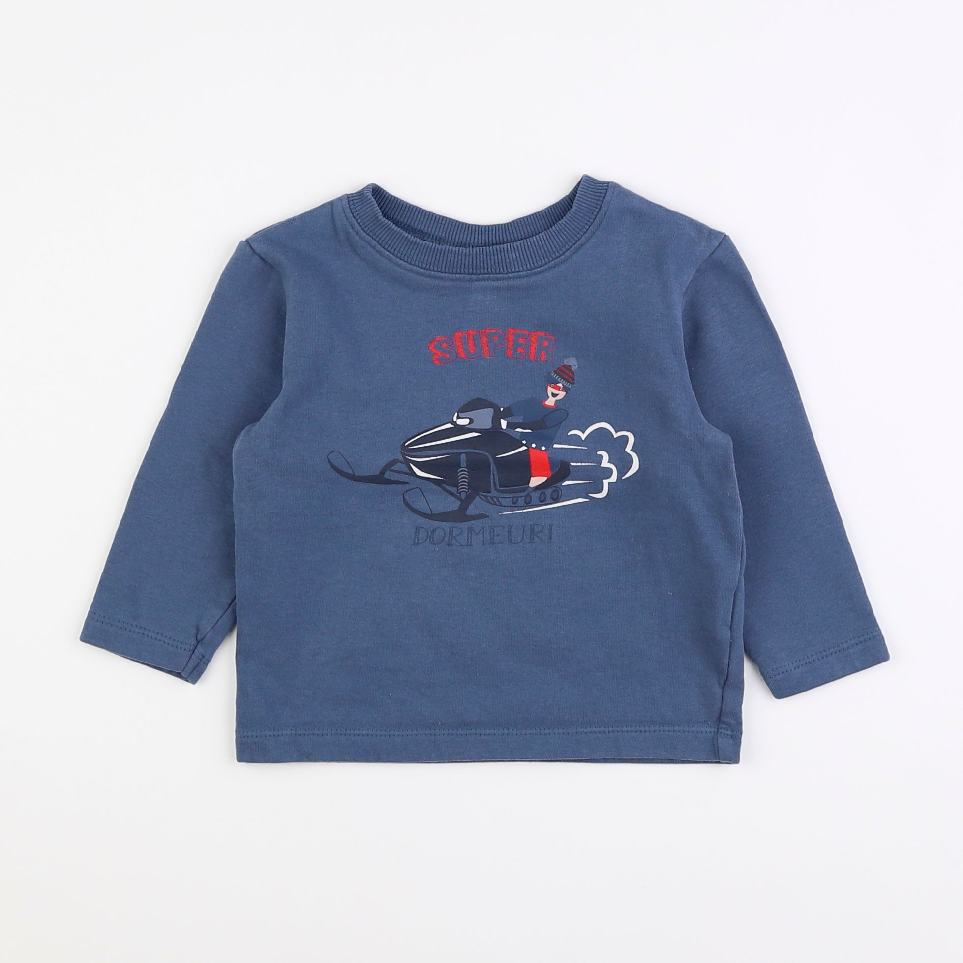 Tape à l'oeil - sweat bleu - 2 ans