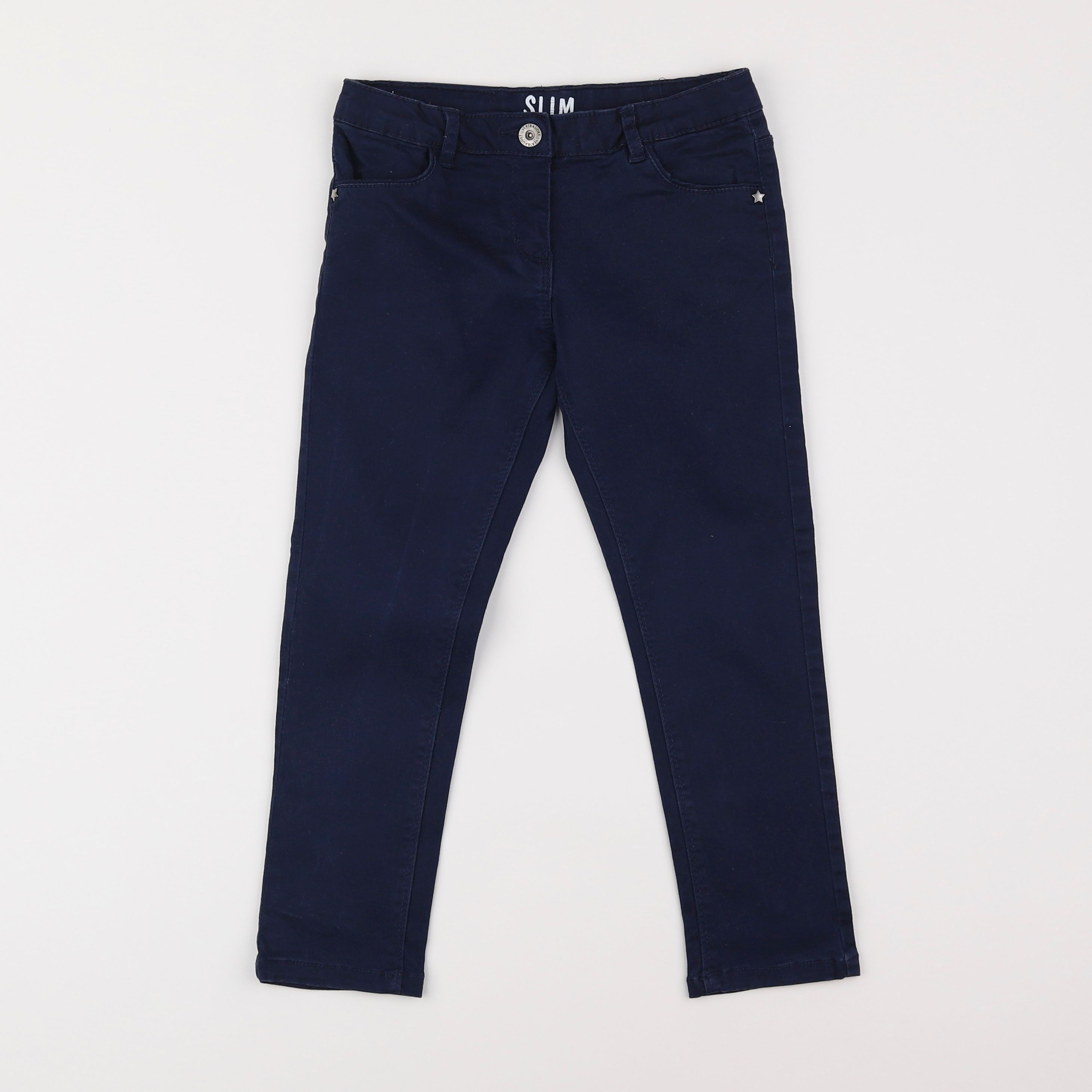 Vertbaudet - pantalon bleu - 6 ans