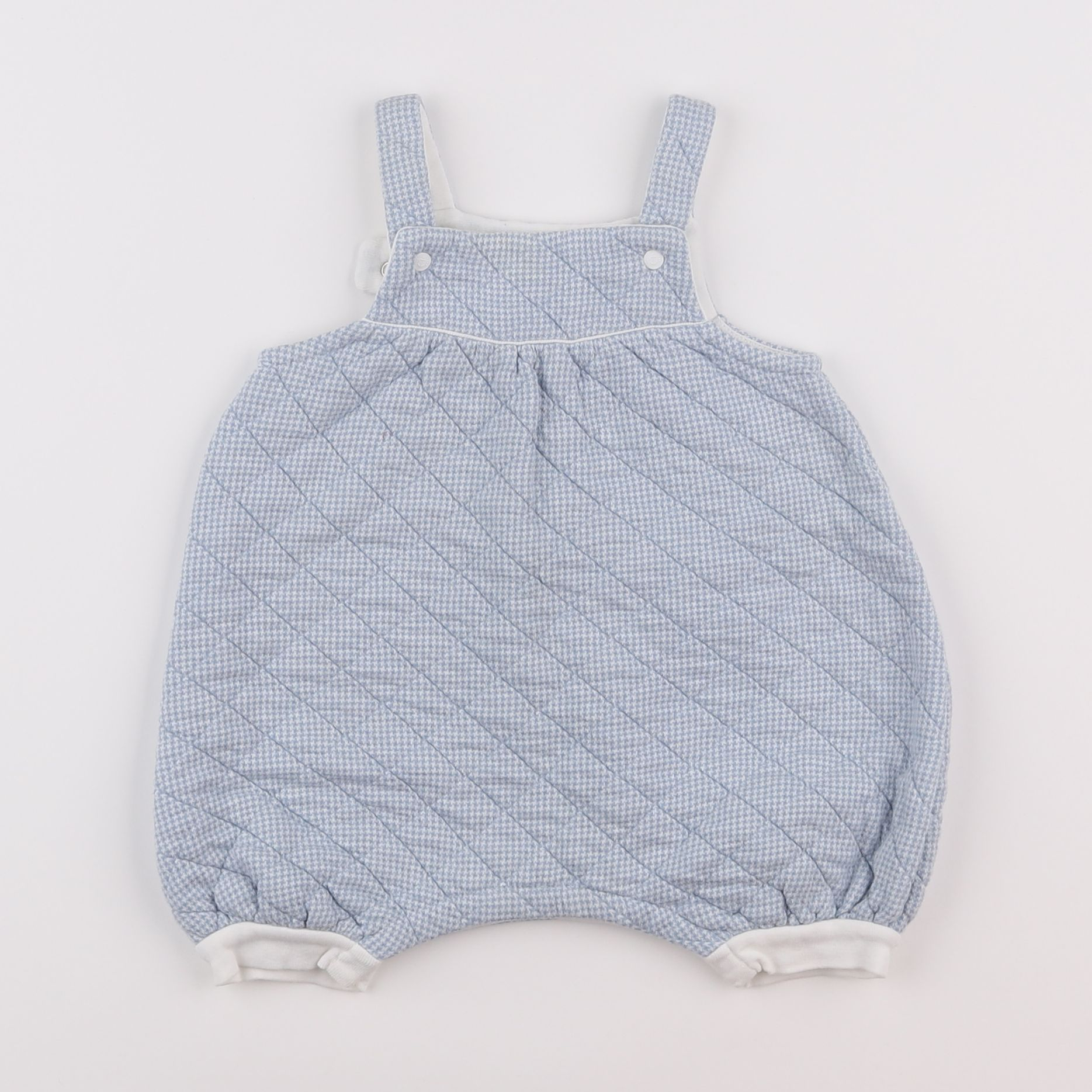 Petit Bateau - salopette bleu - 6 mois