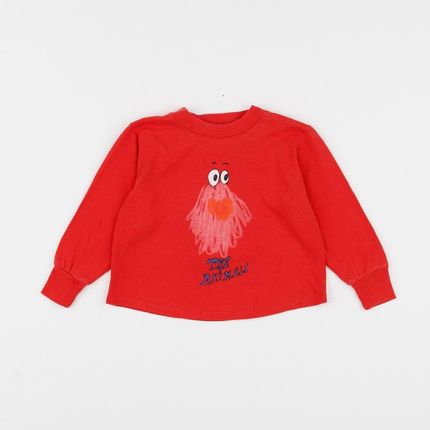 The animals observatory - tee-shirt rouge - 6 mois