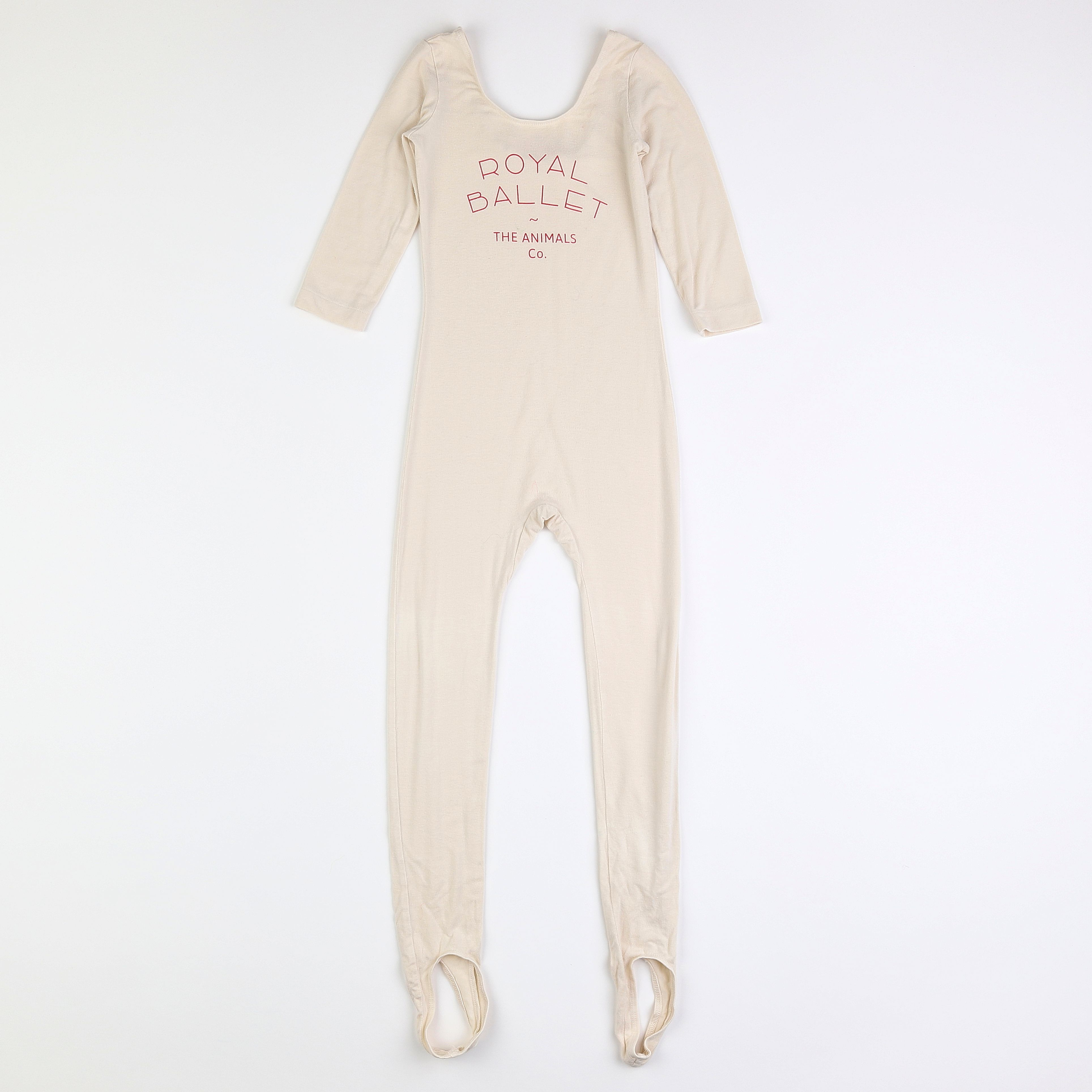 The animals observatory - pyjama coton beige - 8 ans