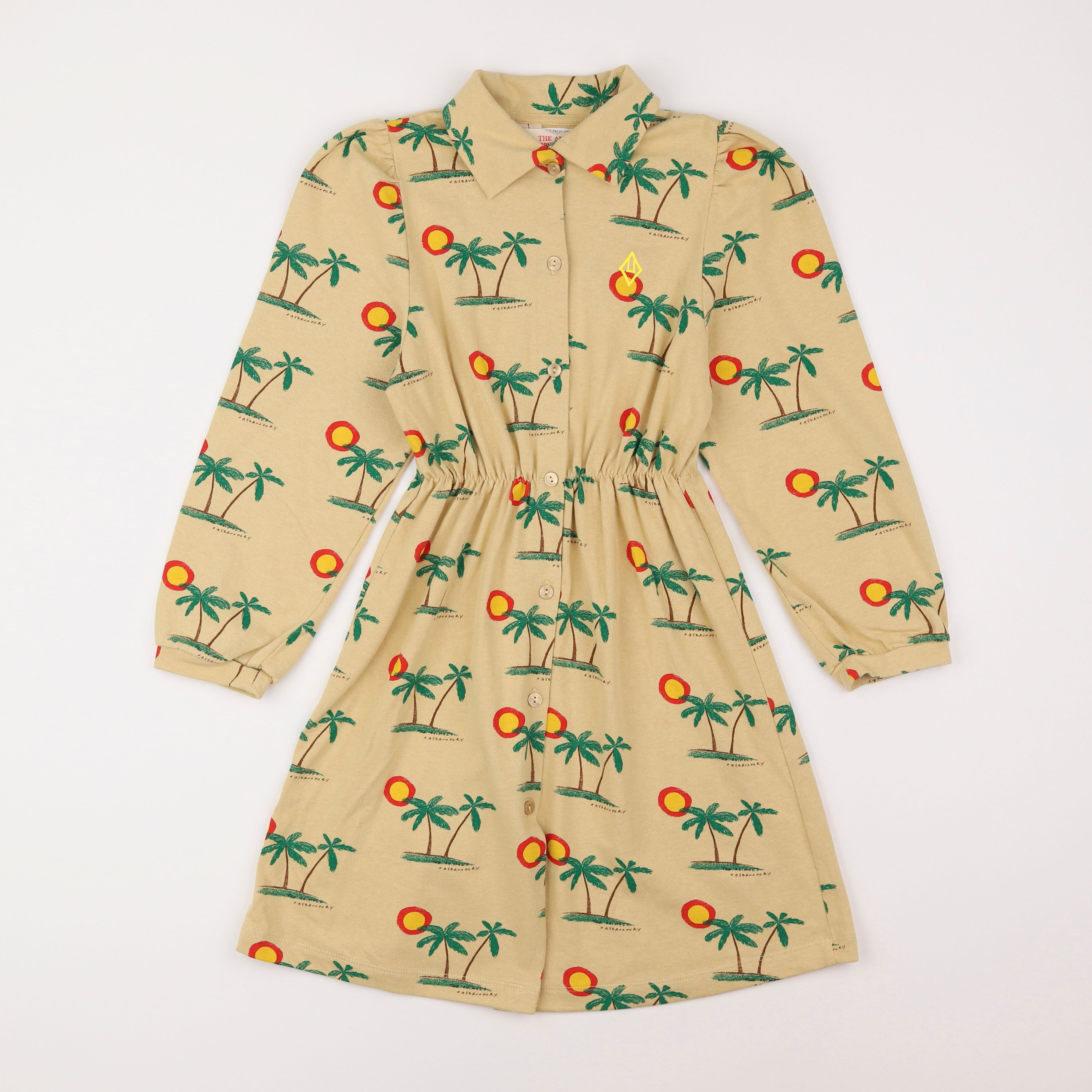 The animals observatory - robe beige - 8 ans