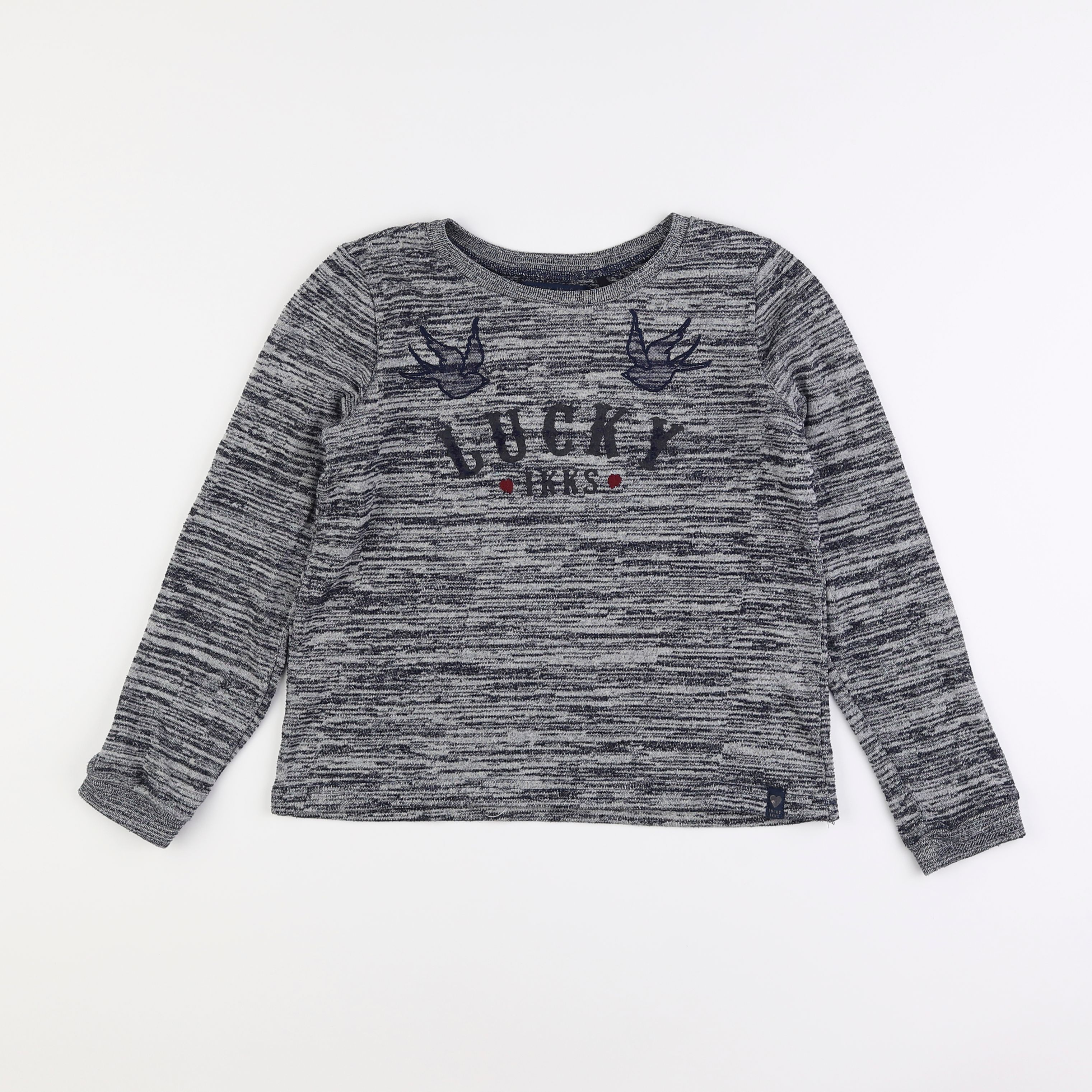 IKKS - sweat bleu - 10 ans