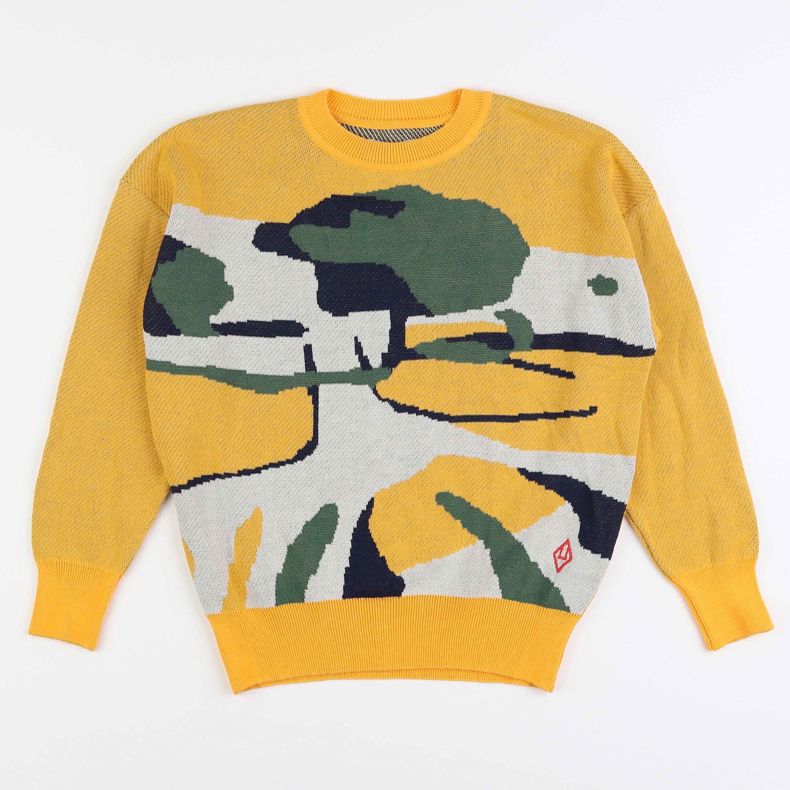 The animals observatory - pull jaune - 8 ans