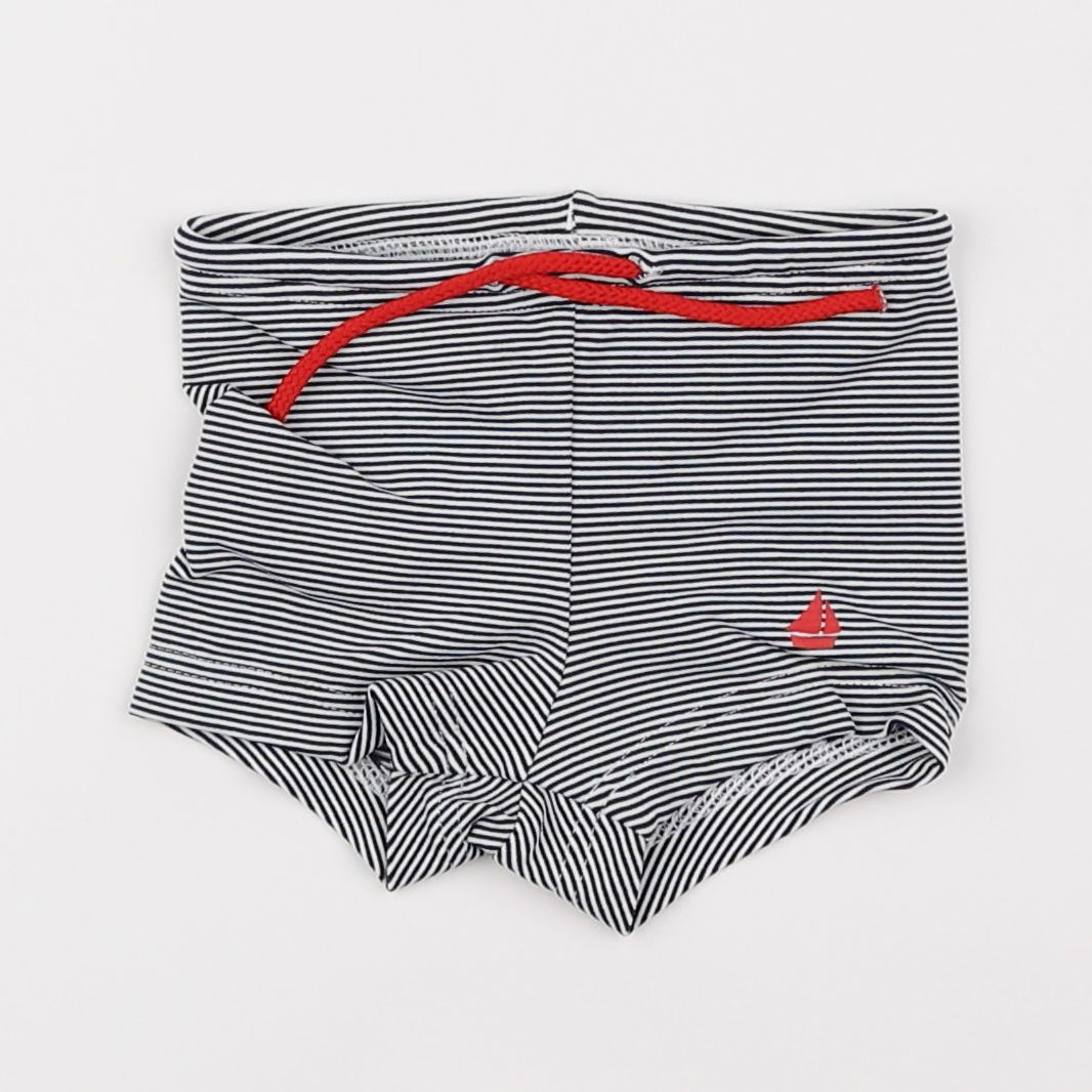 Petit Bateau - maillot de bain bleu - 3 mois