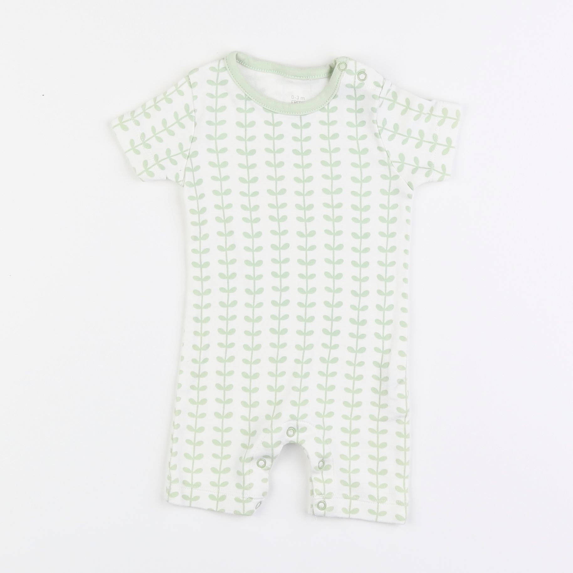 Fresk - pyjama coton vert - 0/1 mois