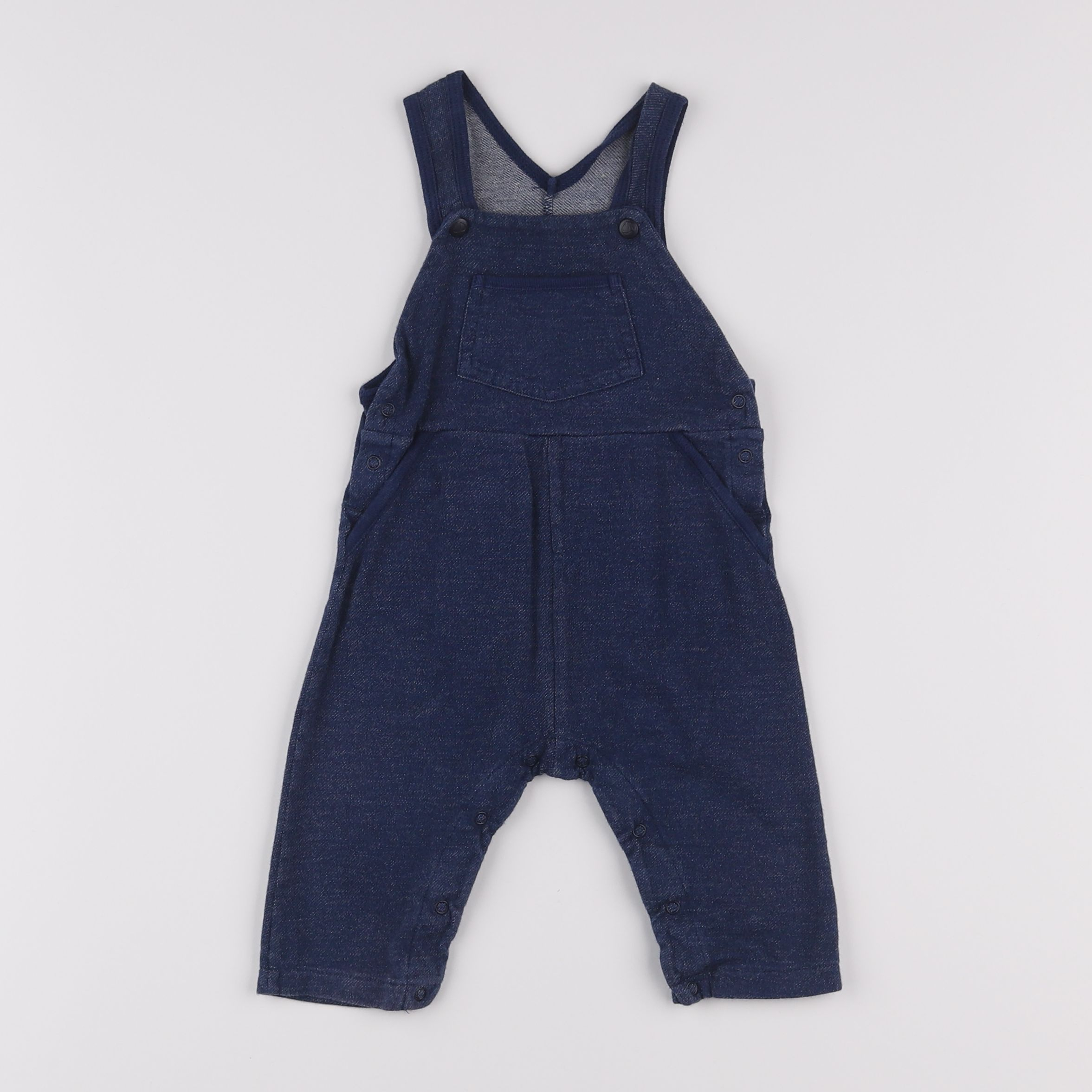 Petit Bateau - salopette bleu - 6 mois