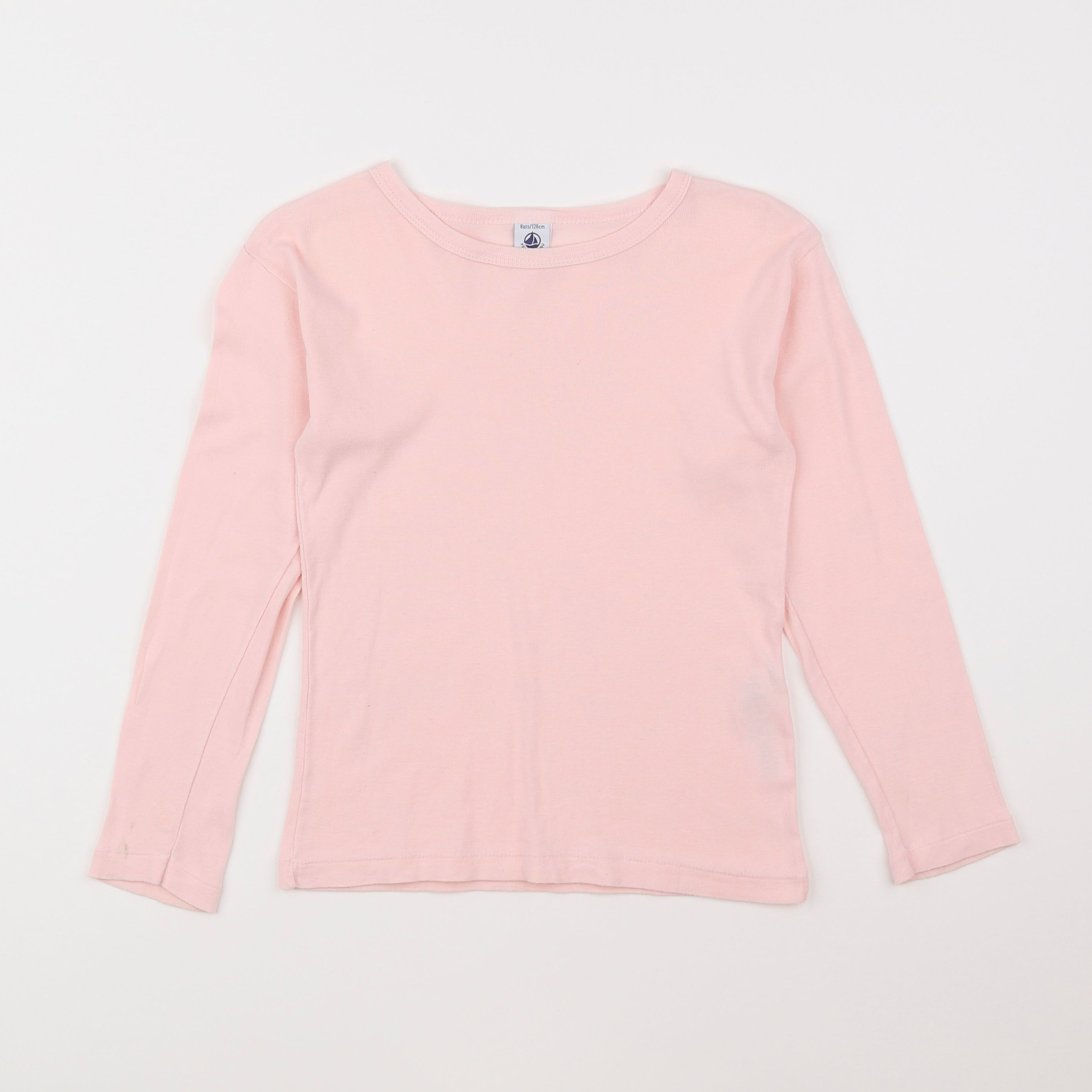 Petit Bateau - tee-shirt rose - 8 ans