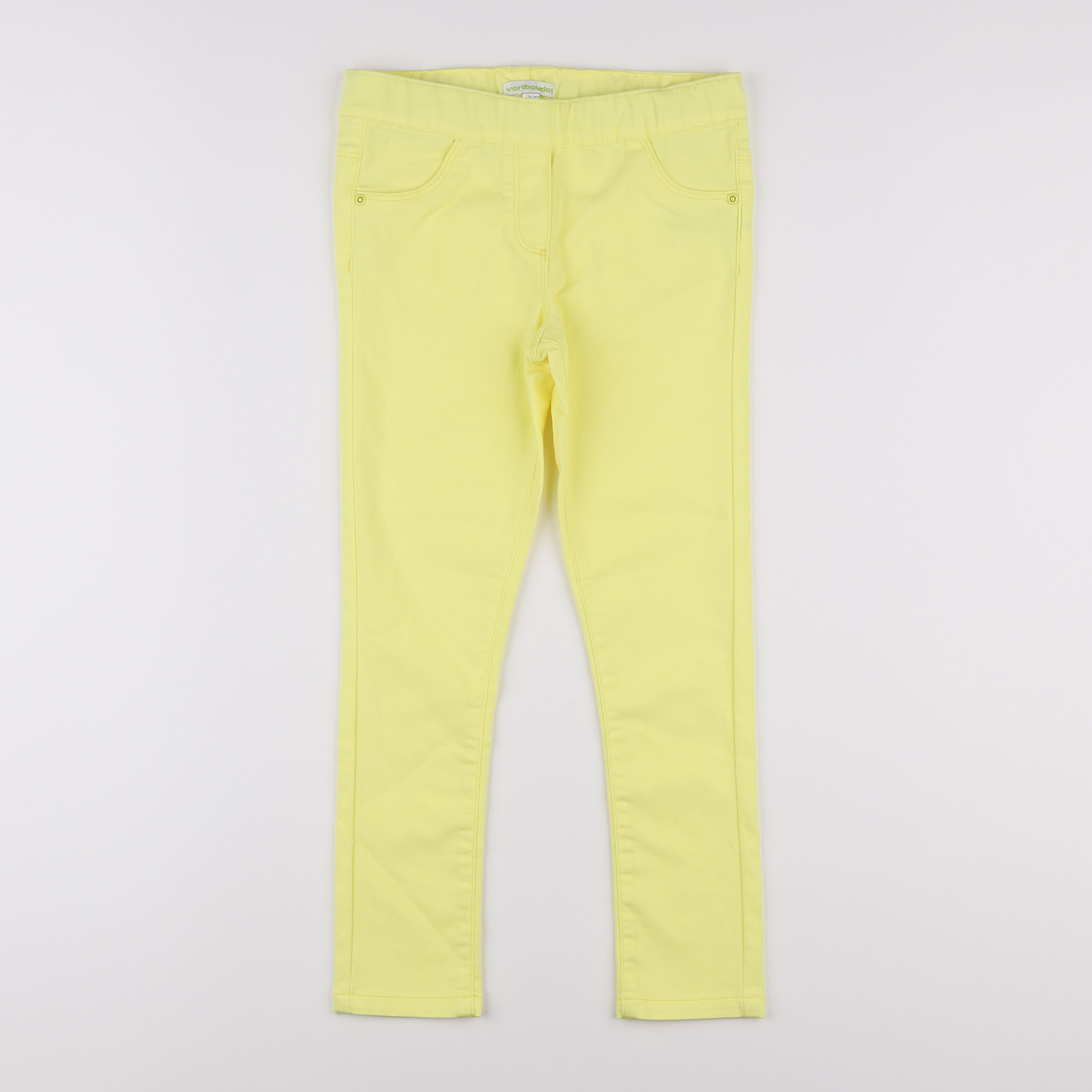 Vertbaudet - jegging jaune - 8 ans