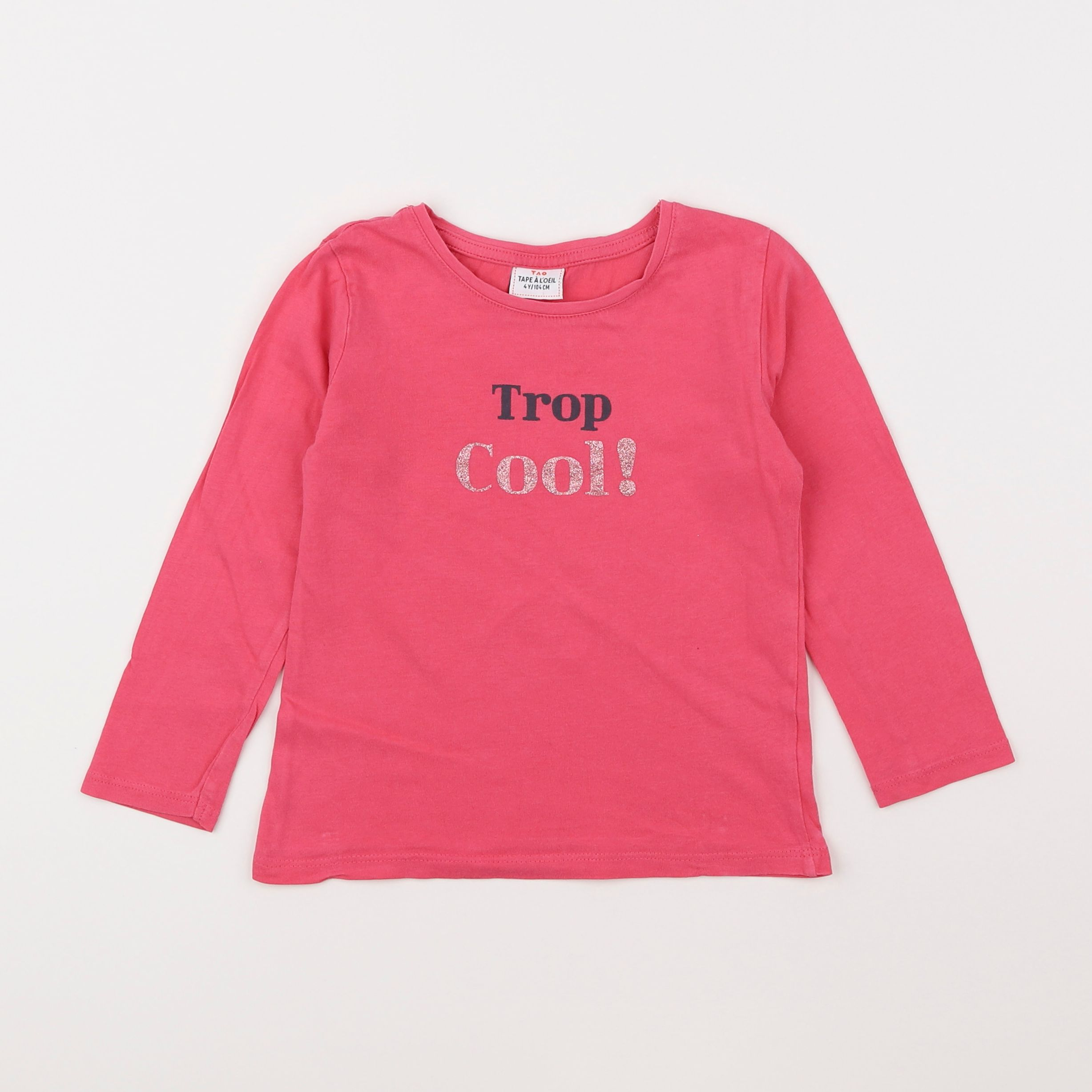 Tape à l'oeil - tee-shirt rose - 4 ans