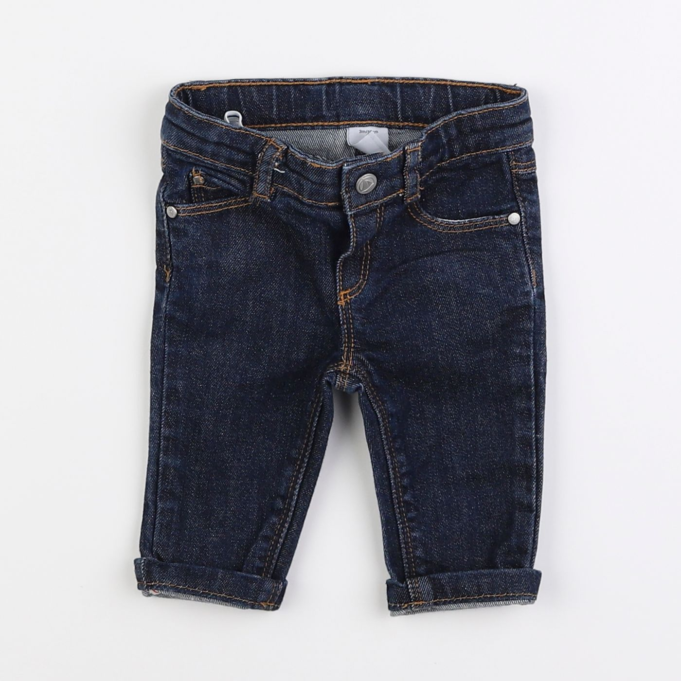 Petit Bateau - jean bleu - 3 mois