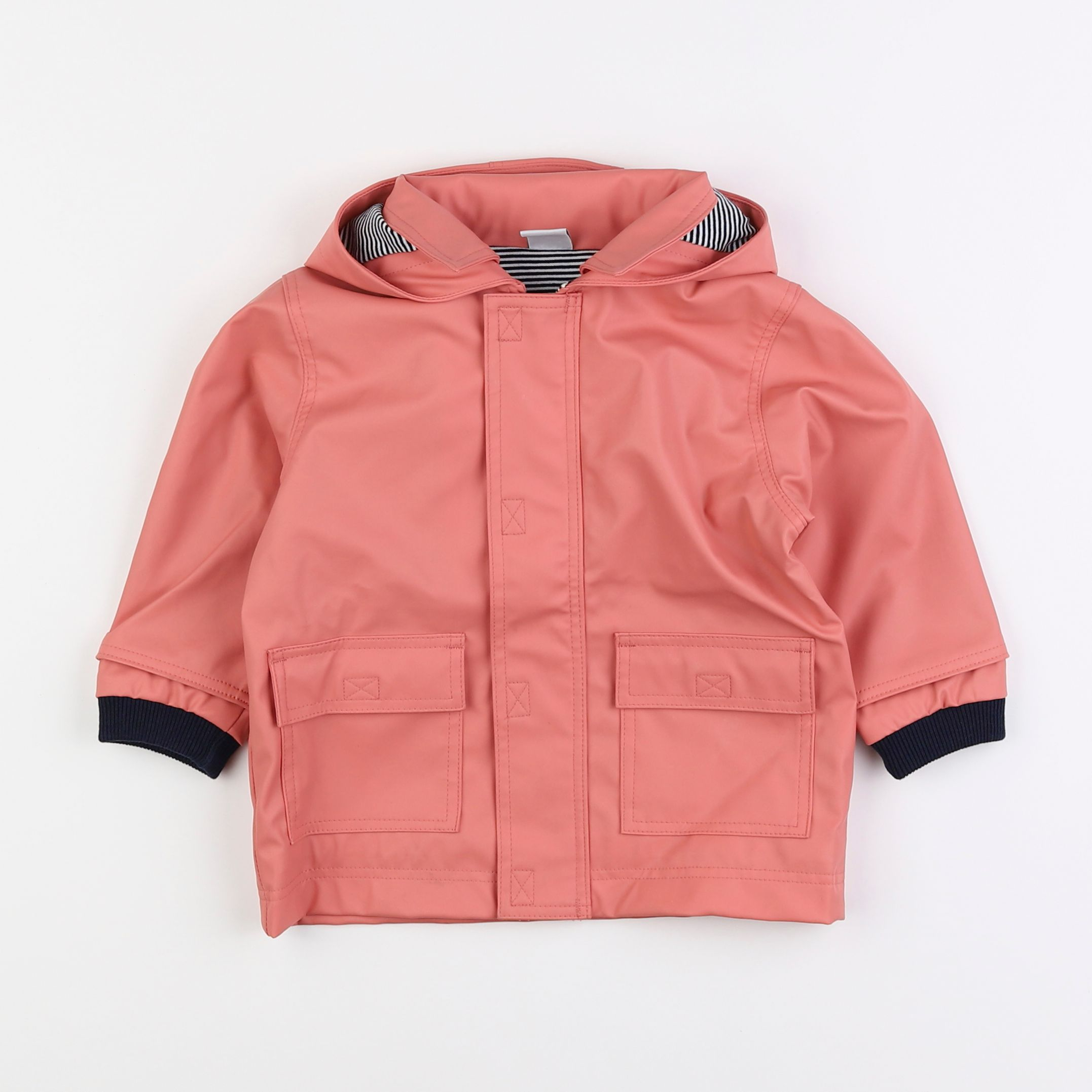 Petit Bateau - imperméable rose - 12 mois