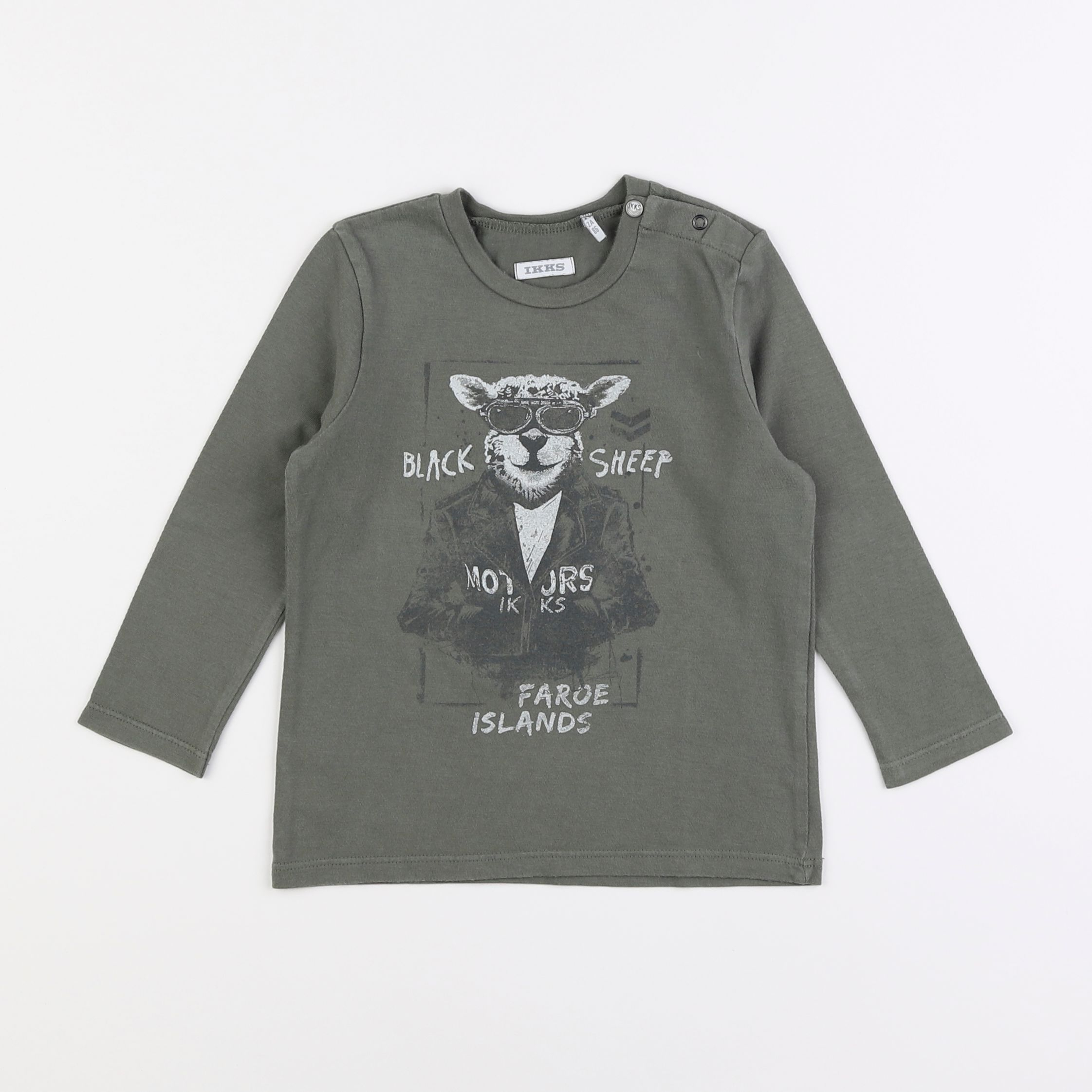 IKKS - tee-shirt vert - 2 ans