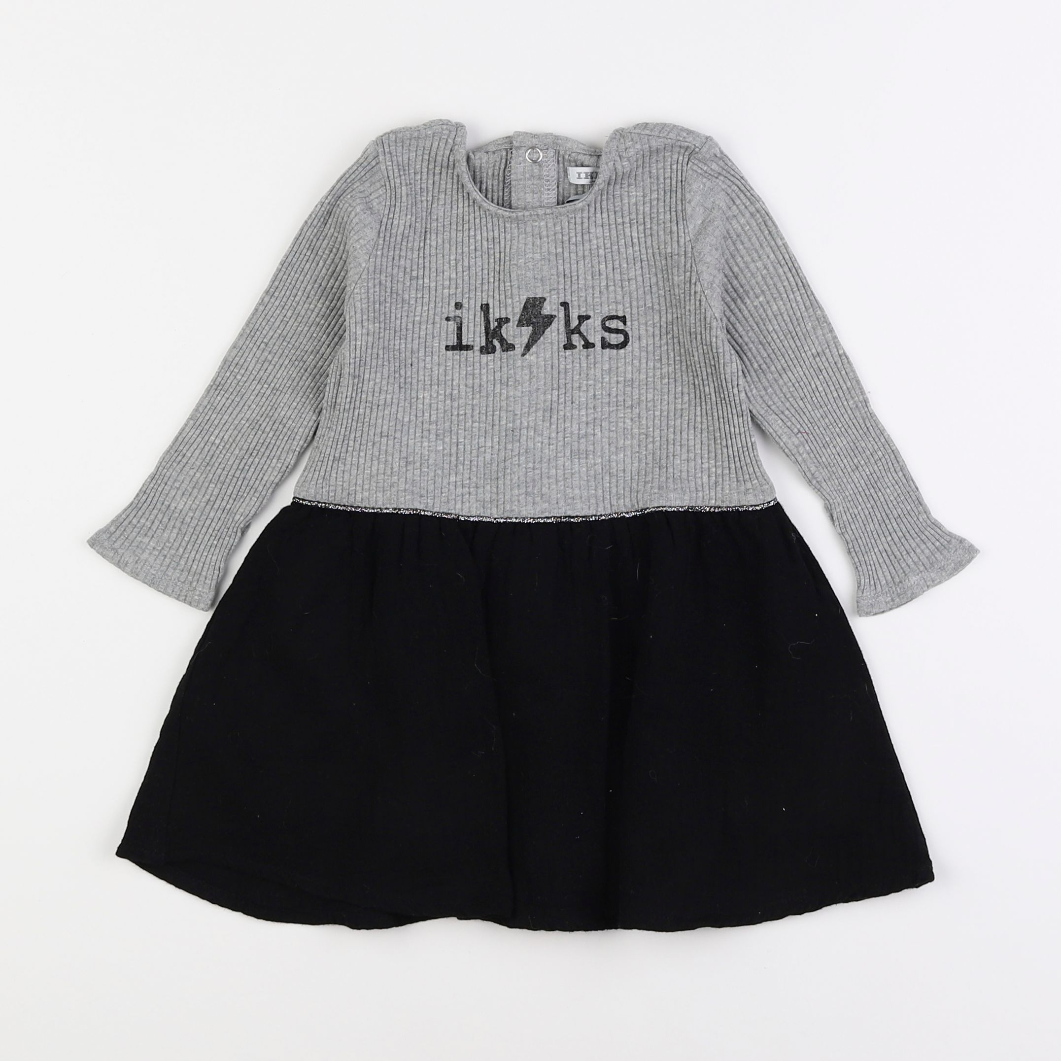 IKKS - robe gris - 18 mois