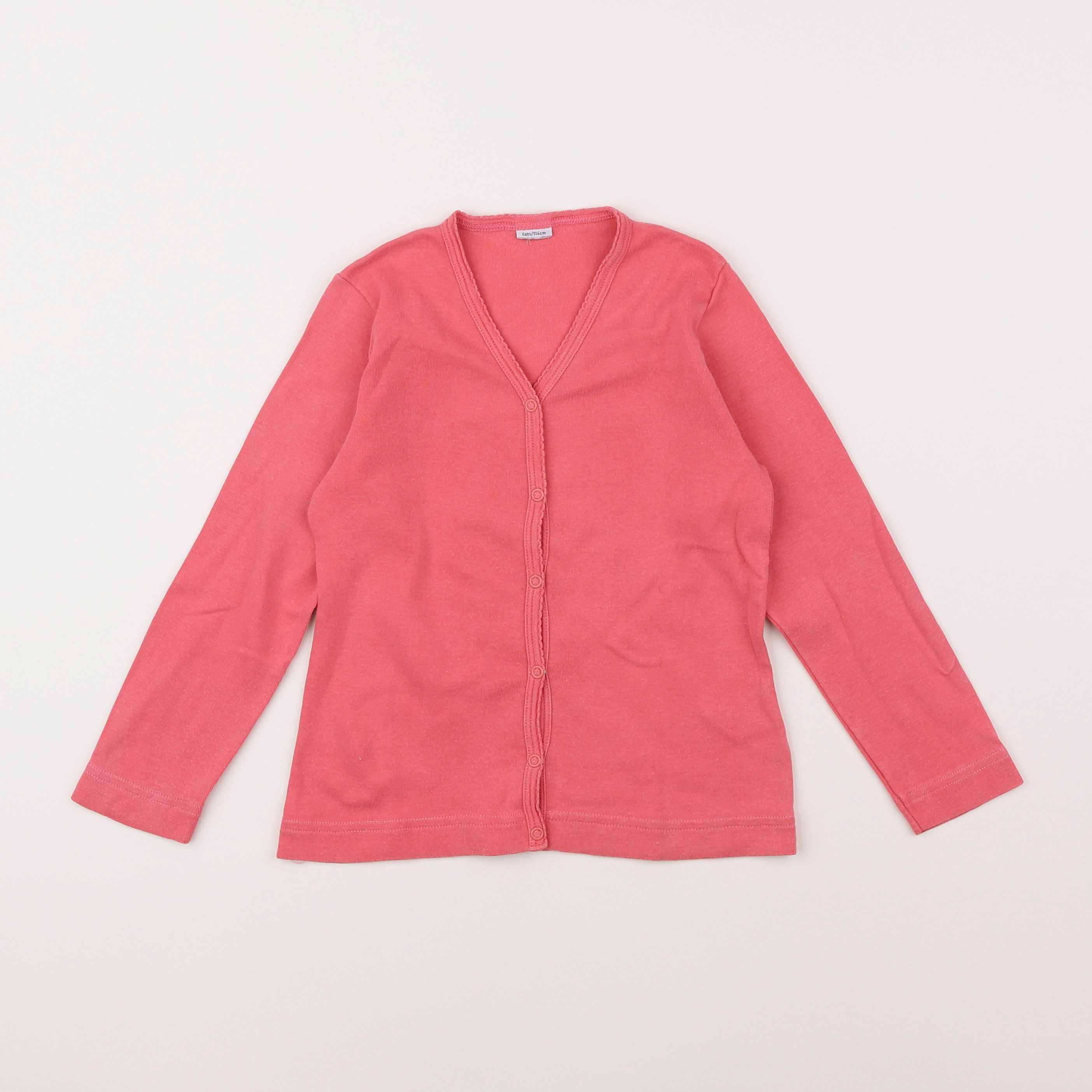 Petit Bateau - tee-shirt rose - 6 ans