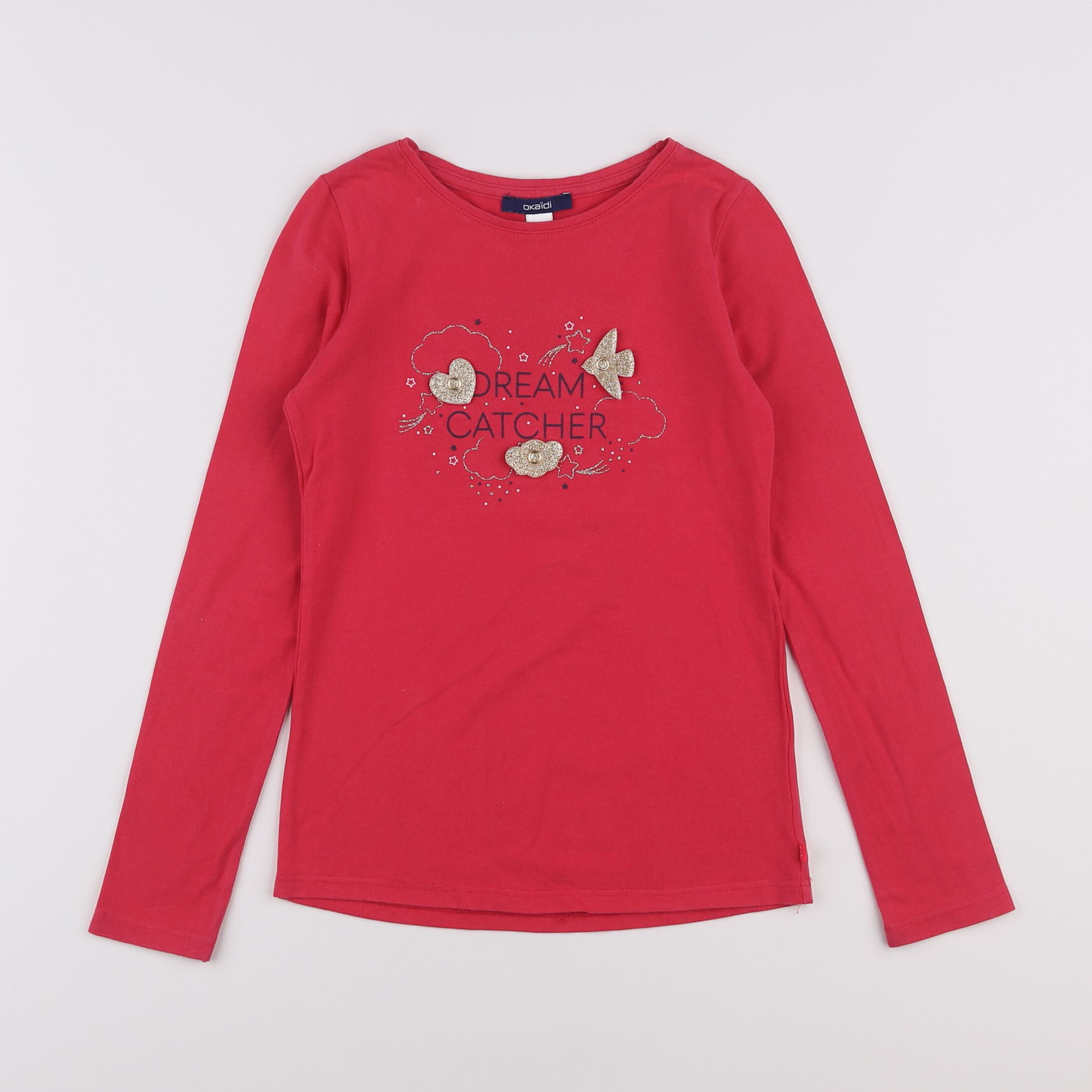 Okaidi - tee-shirt rose - 8 ans