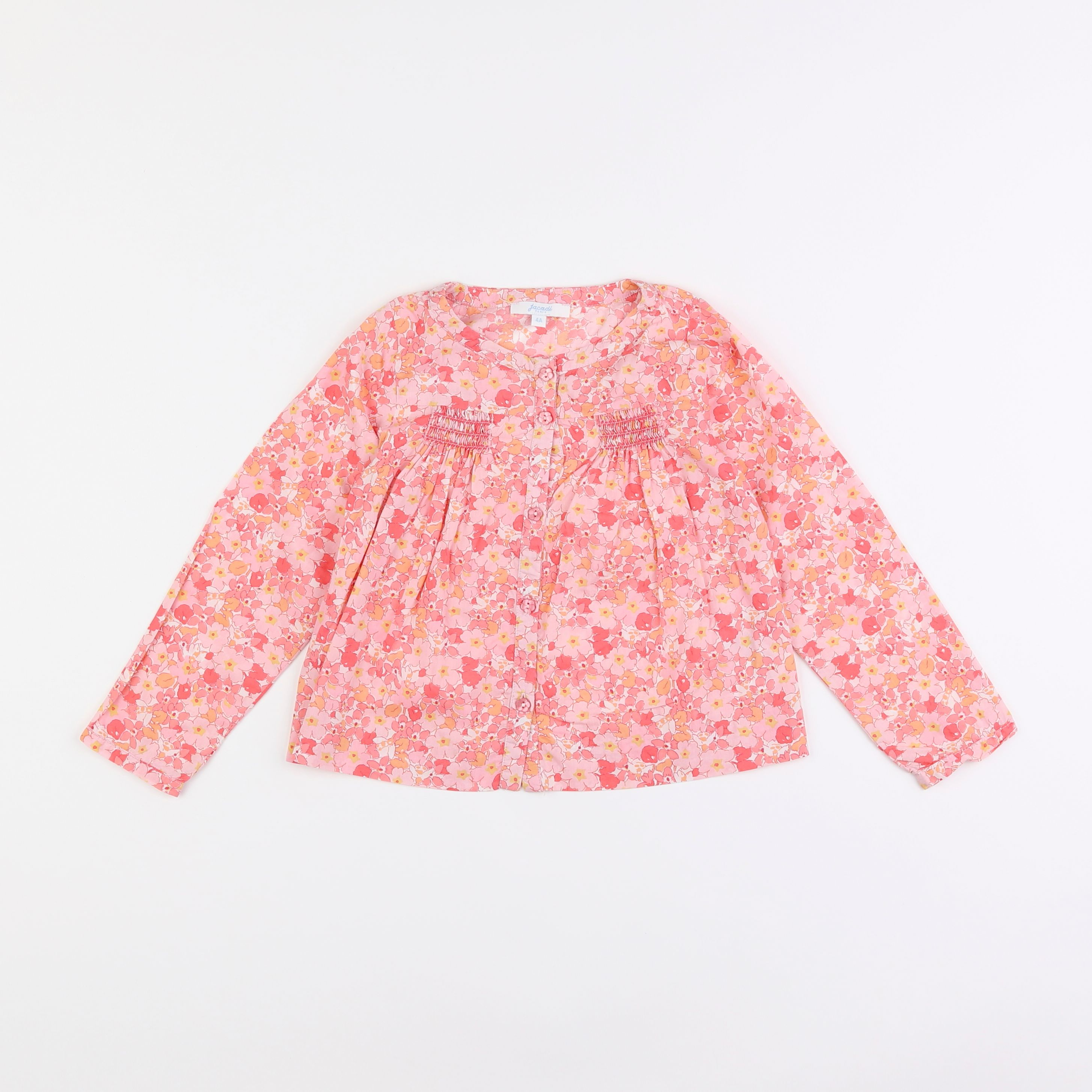 Jacadi - blouse liberty multicolore - 4 ans