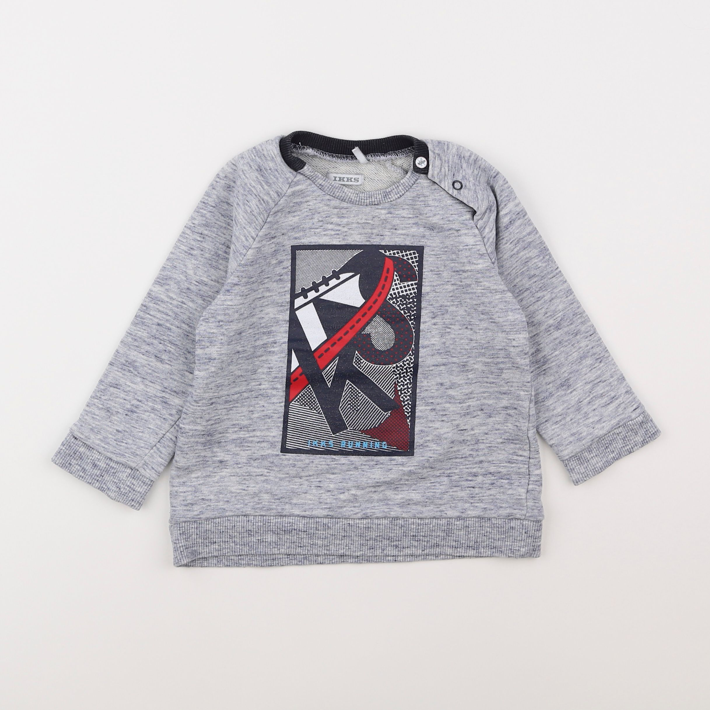 IKKS - sweat gris - 2 ans