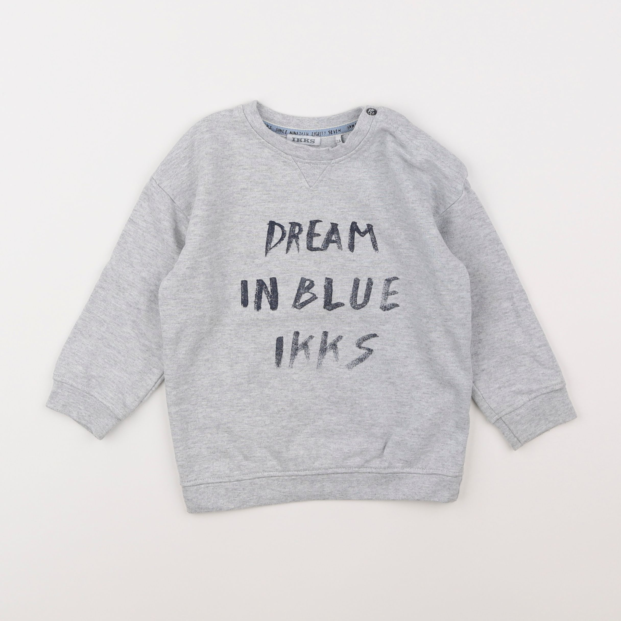 IKKS - sweat gris - 2 ans