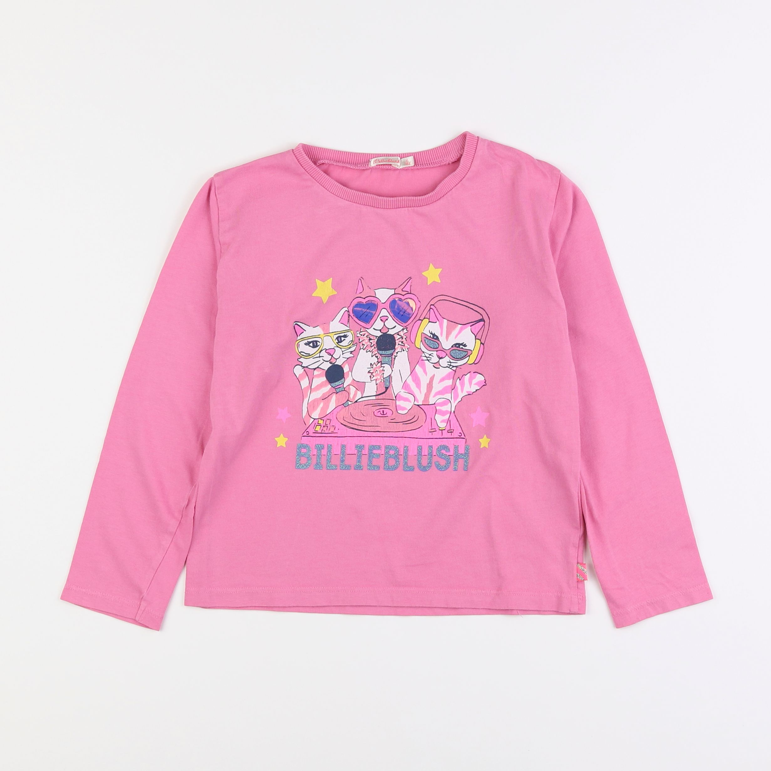 Billie Blush - tee-shirt rose - 6 ans