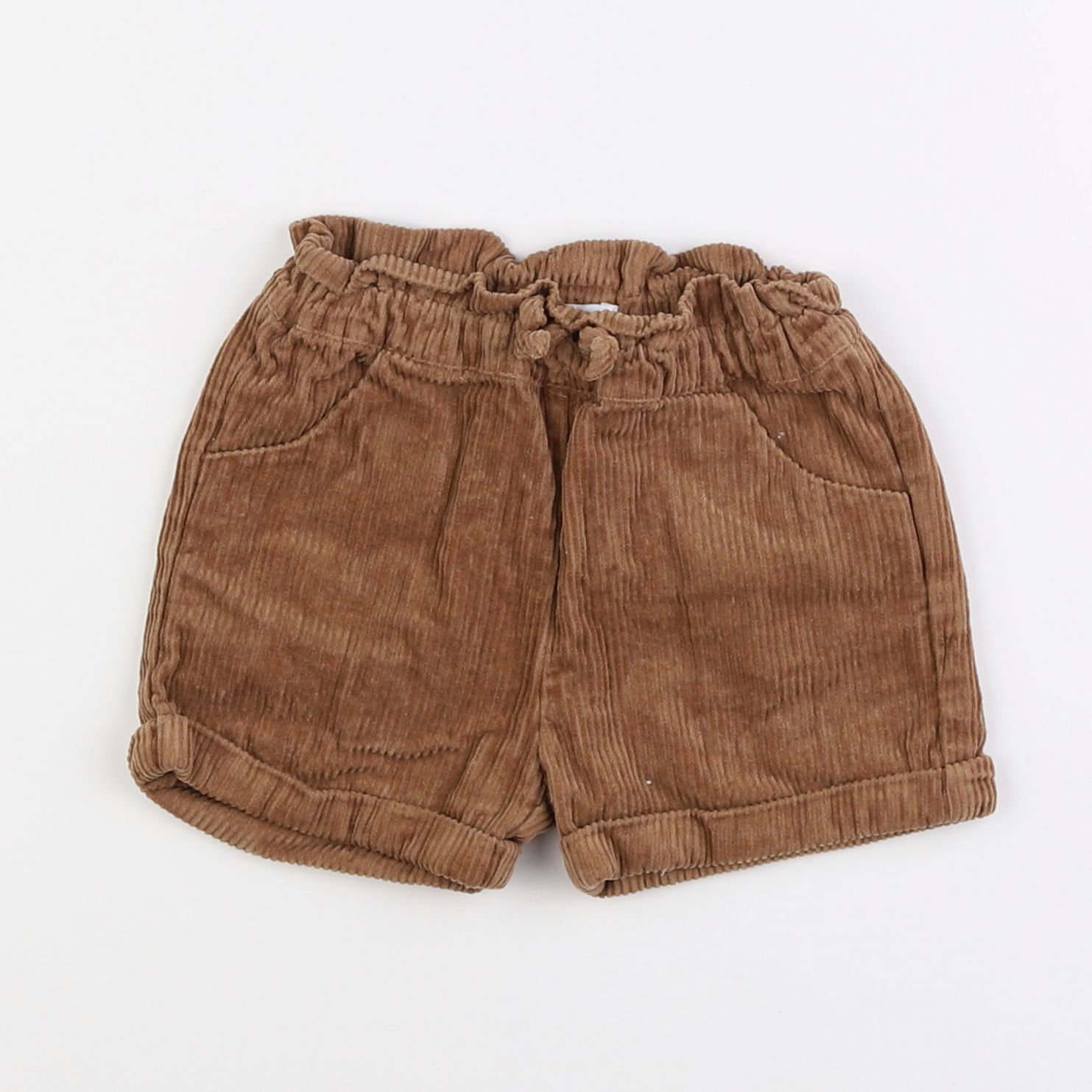 Vertbaudet - short marron - 18 mois