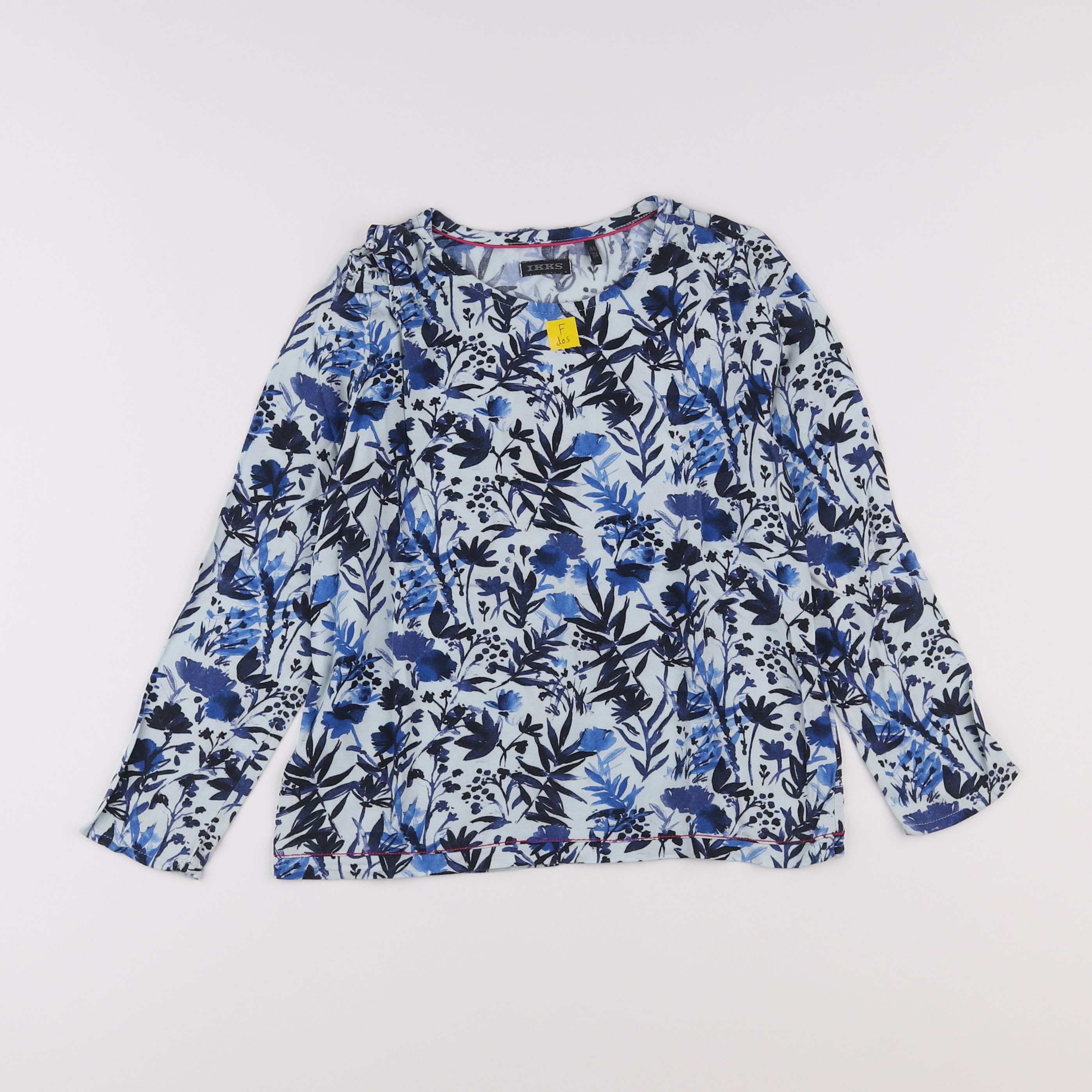 IKKS - blouse bleu - 6 ans