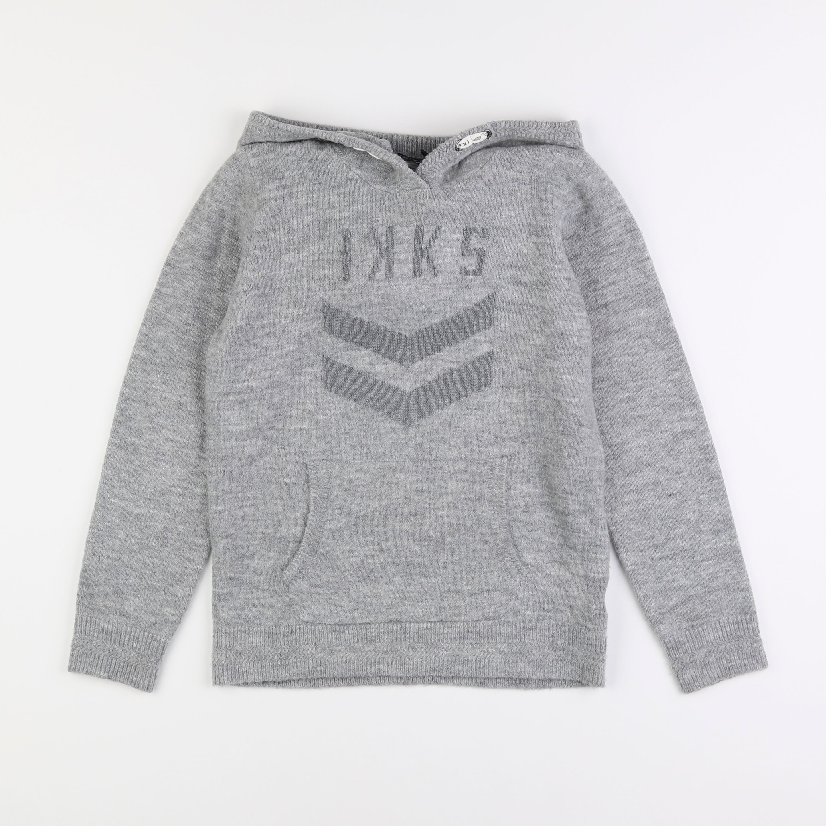 IKKS - pull gris - 10 ans