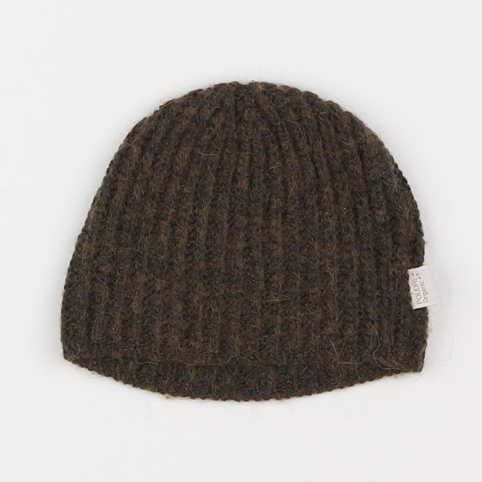 Poudre Organic - bonnet marron - 9/12 mois