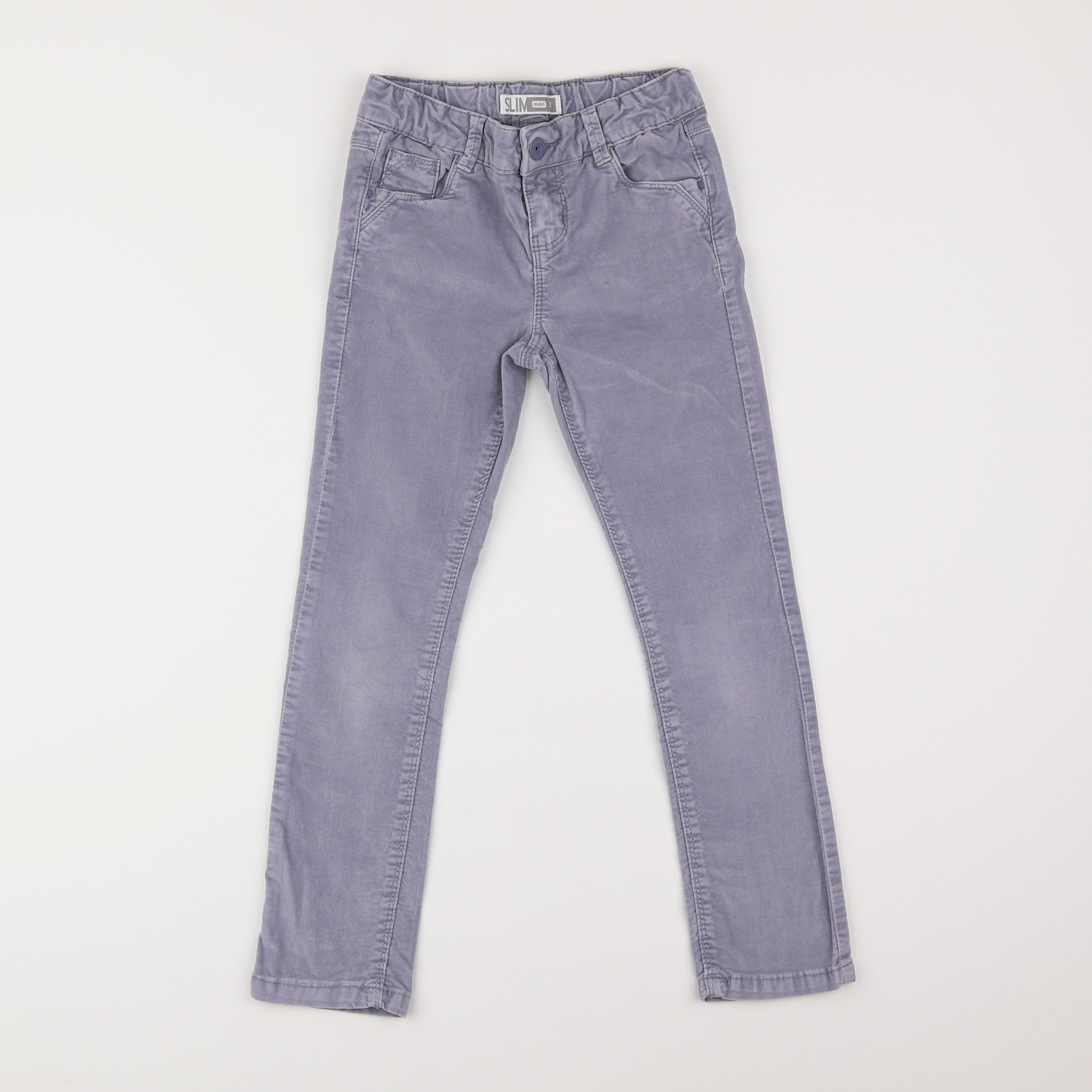 Okaidi - pantalon gris - 7 ans